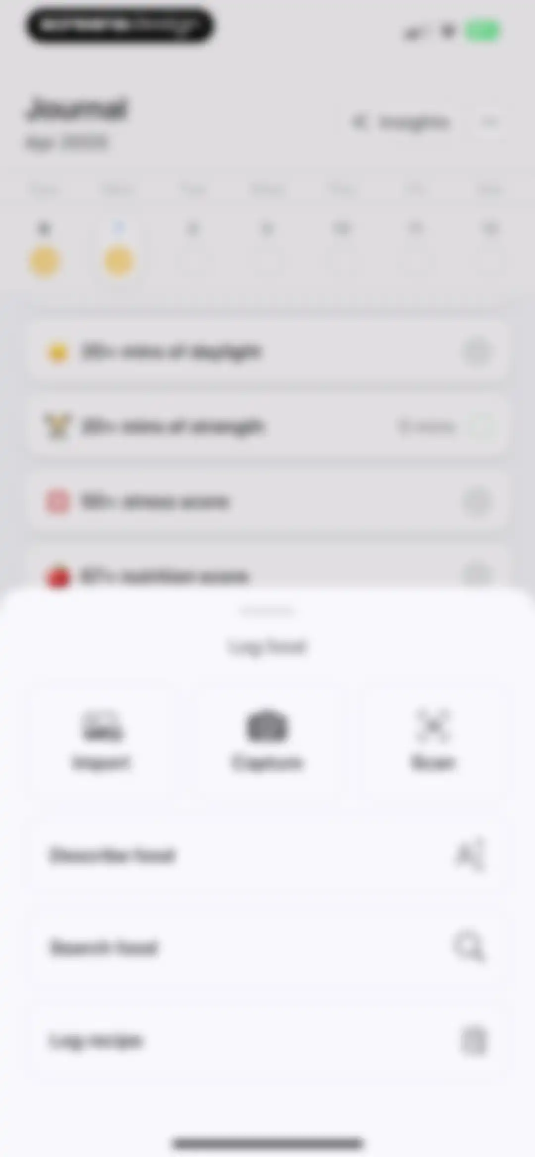 Bevel: AI Health Coach screen 158
