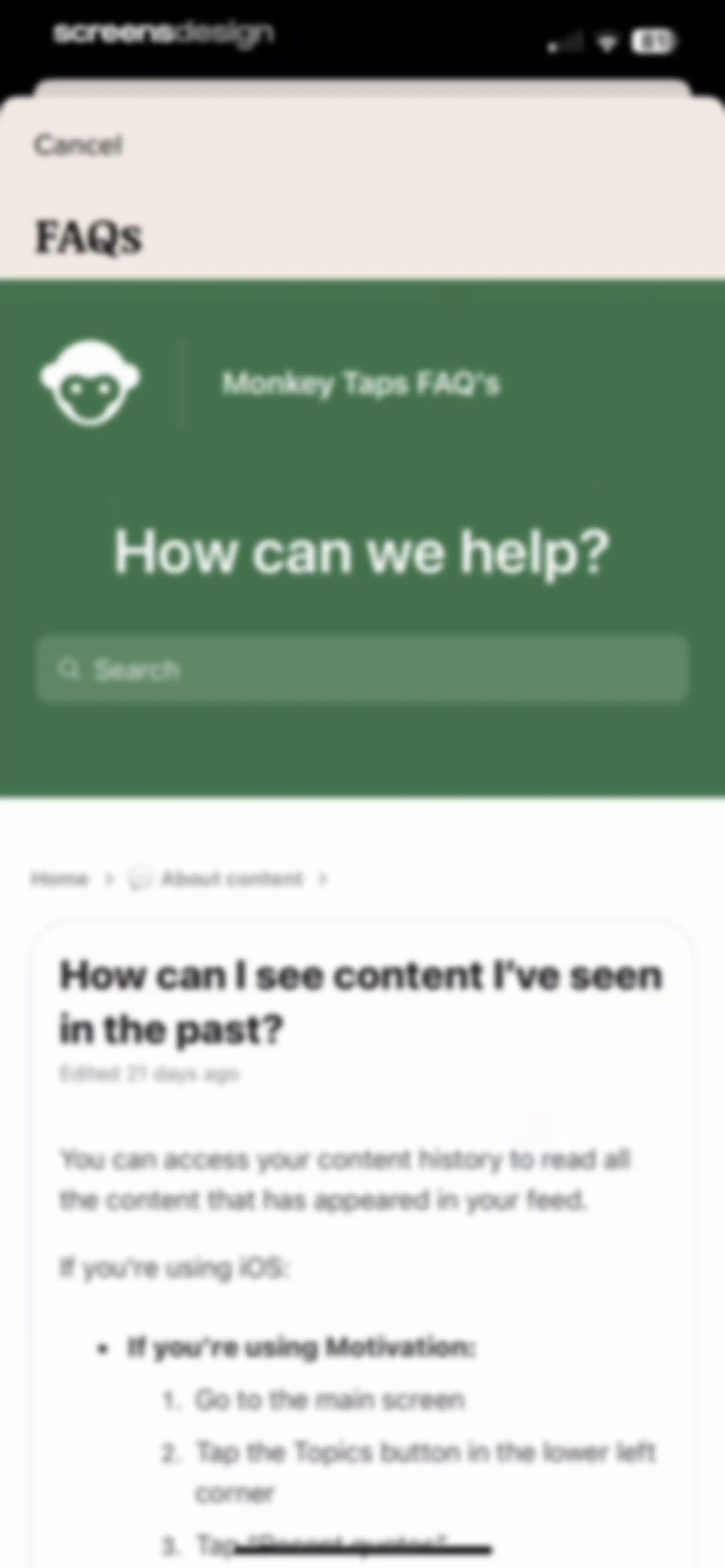 Vocabulary - Learn words daily screen 84