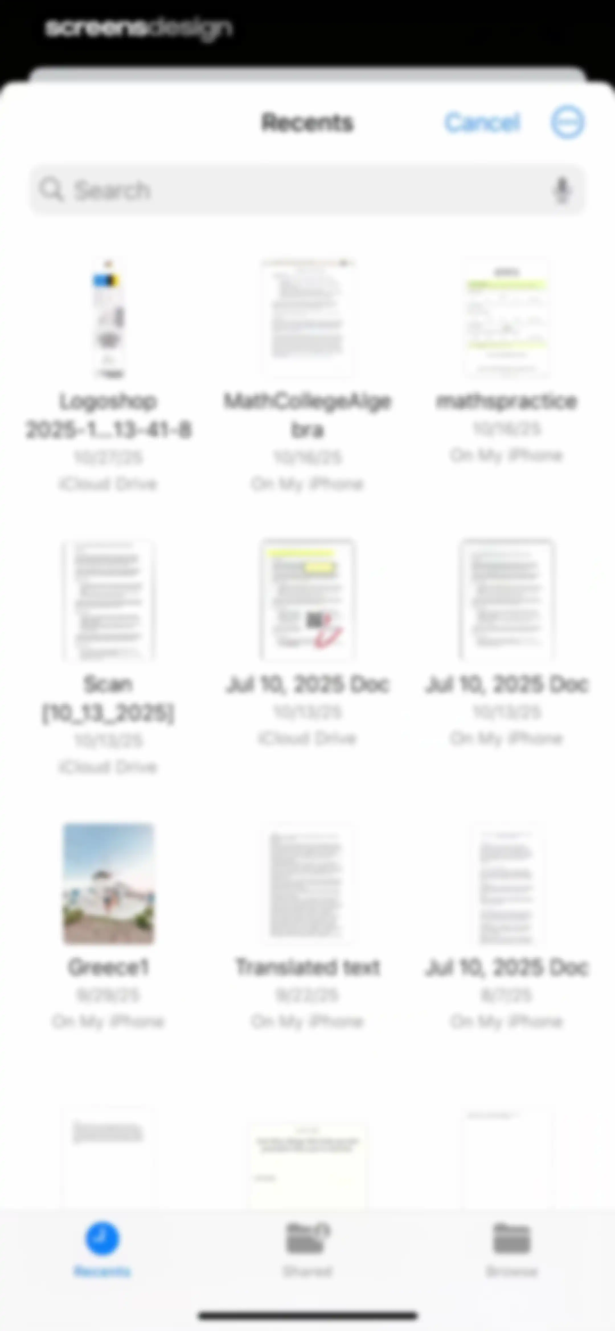 FAX from iPhone・Send doc・Faxer screen 9