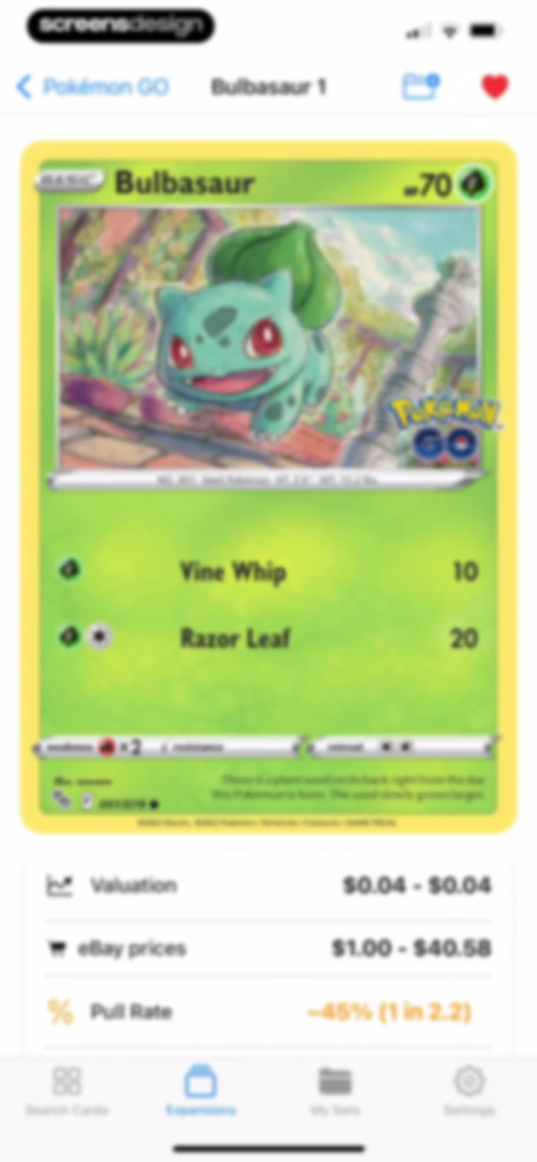 TCG Scanner Card - Pokechart screen 35