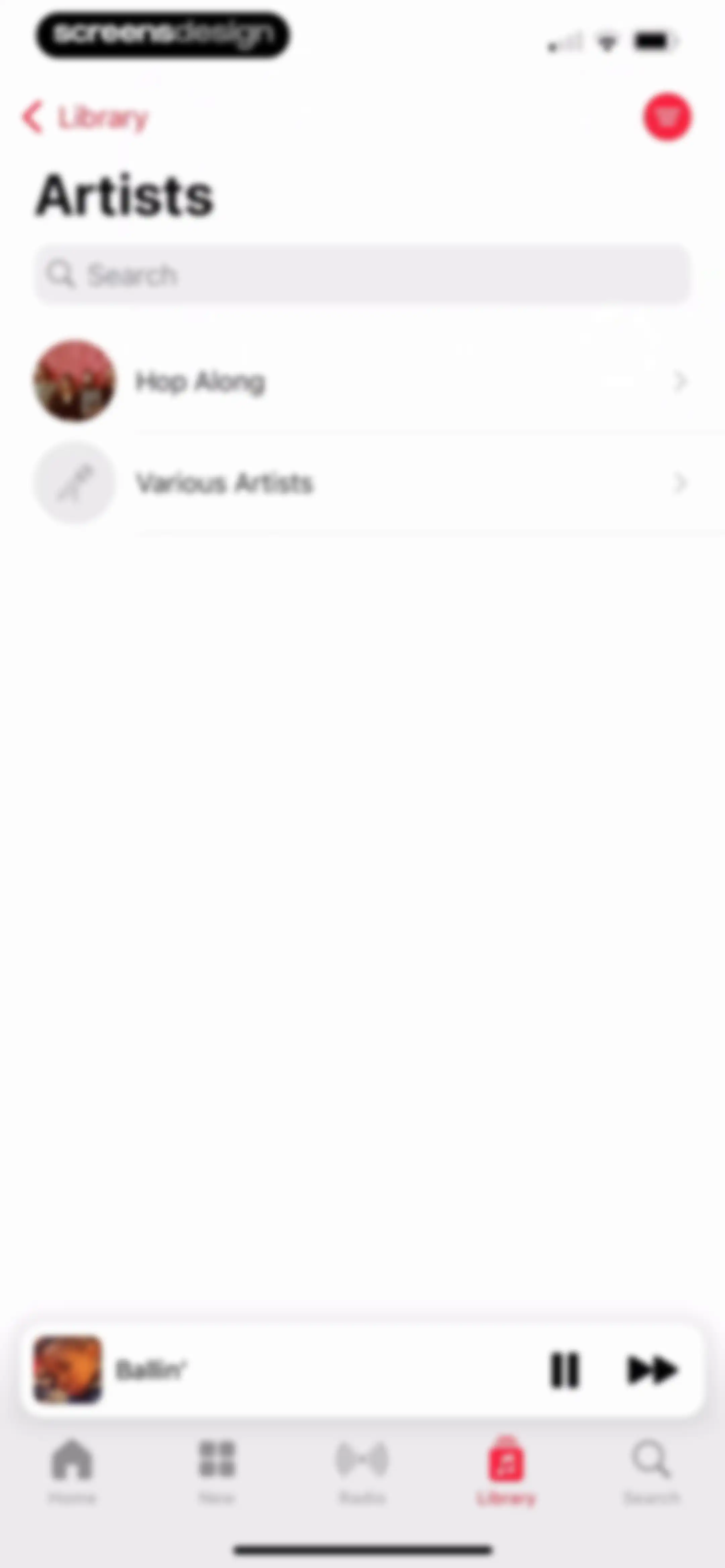 Apple Music screen 124