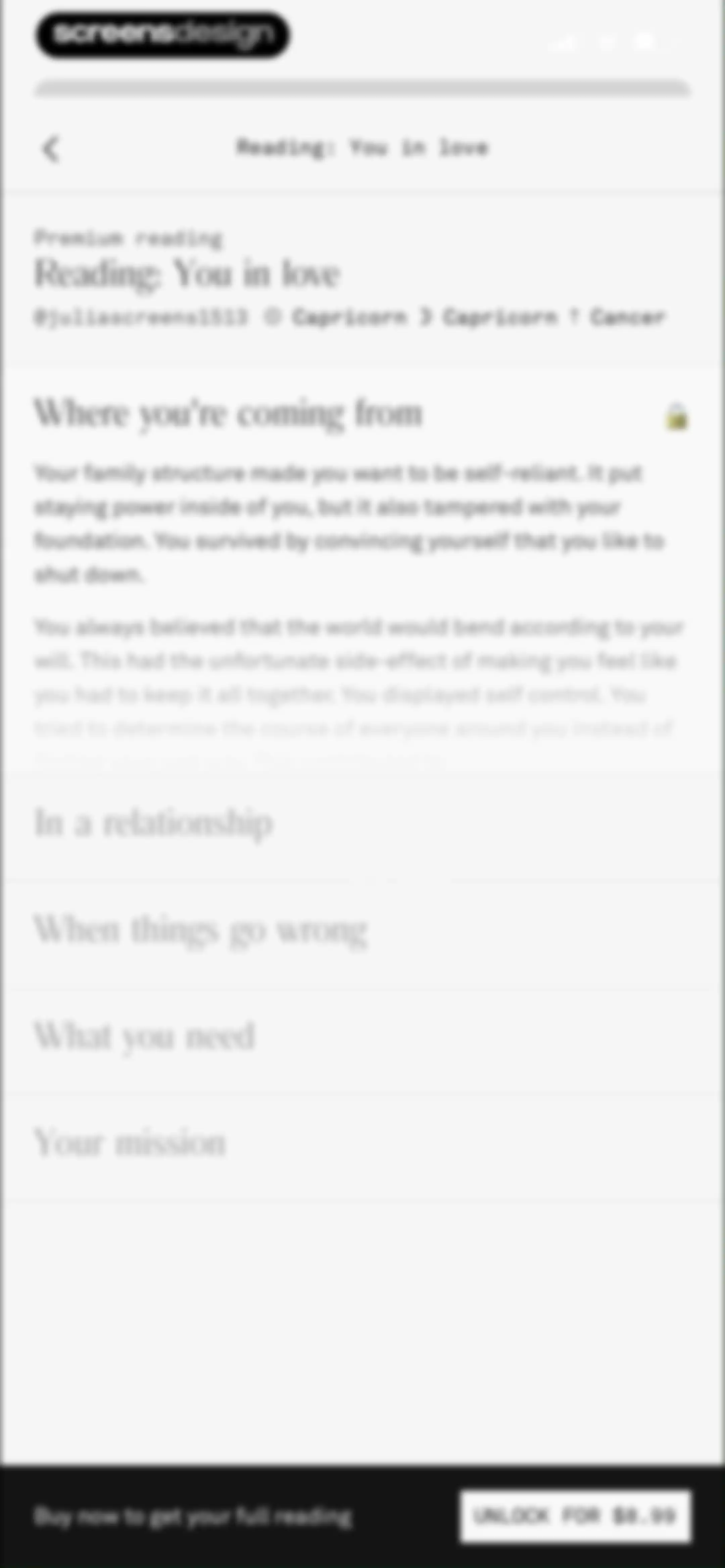 Co–Star Personalized Astrology screen 71