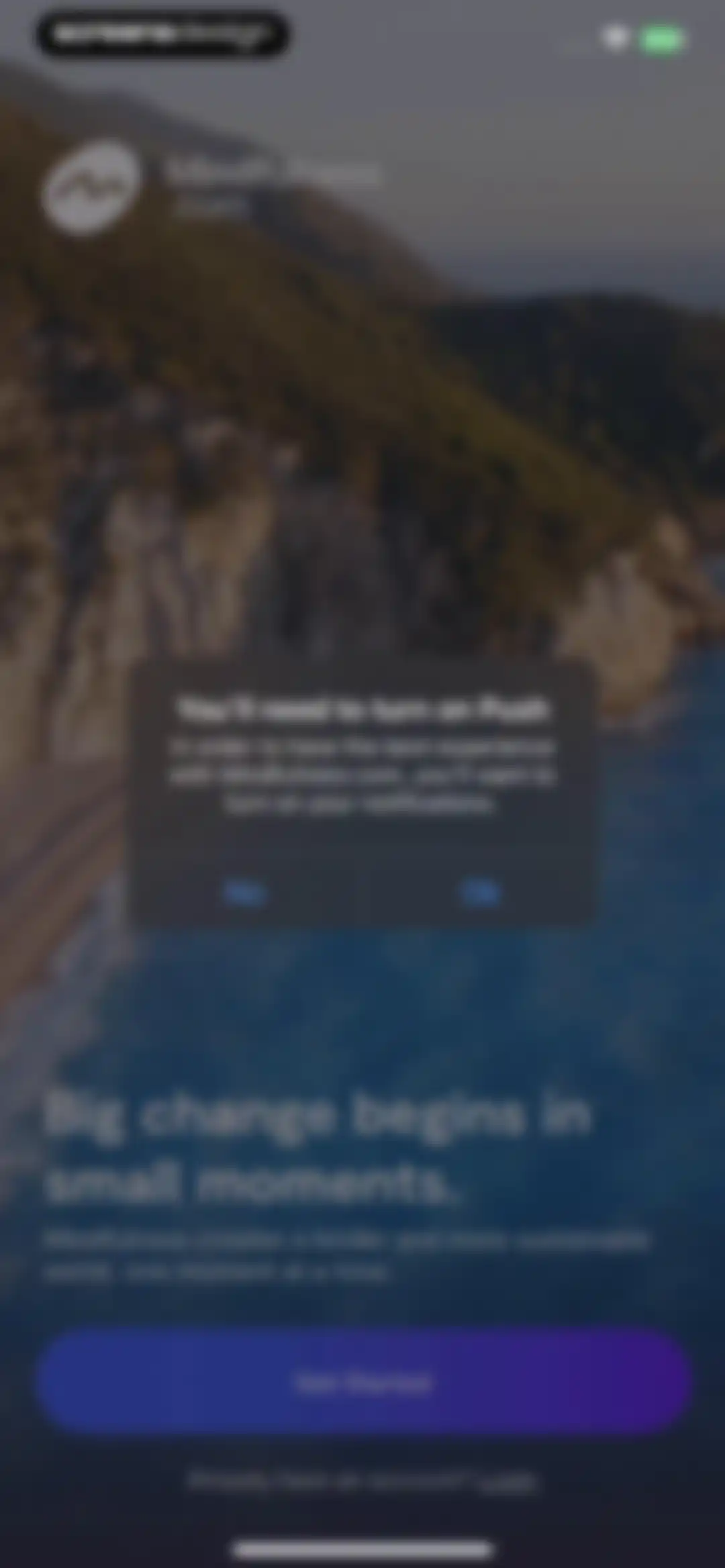 Mindfulness.com Meditation App screen 2