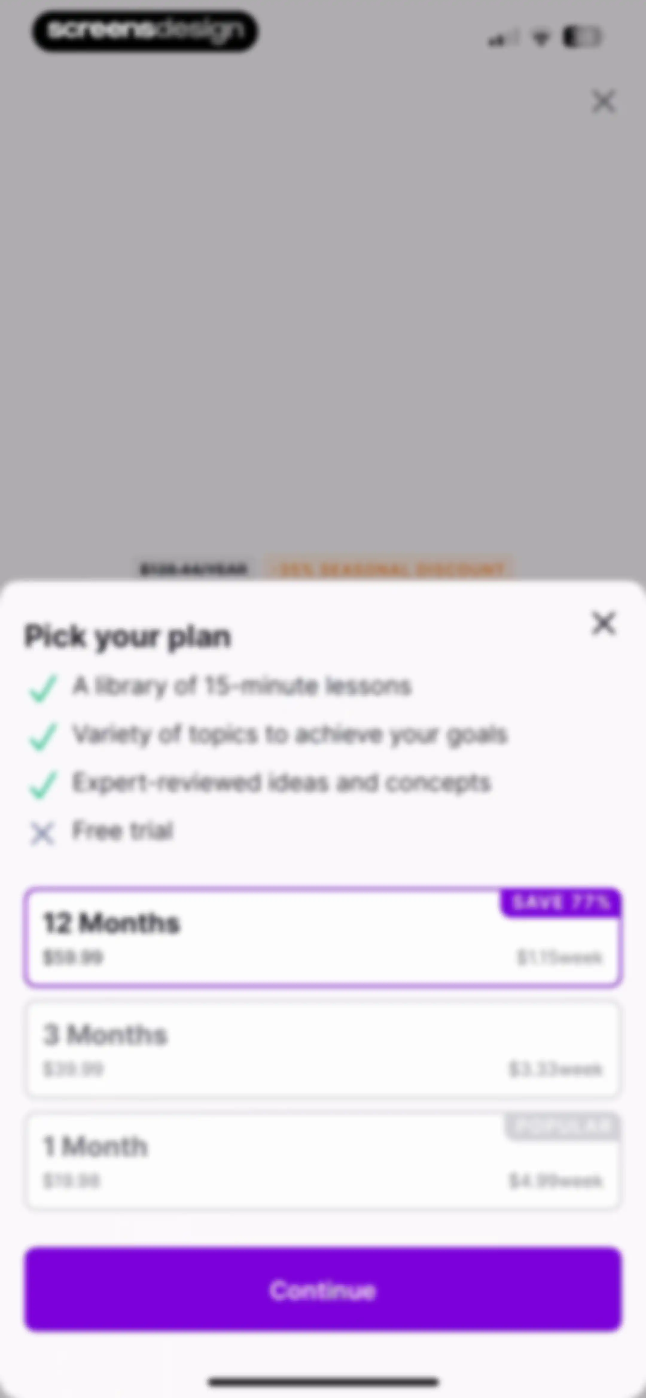 Nibble: Daily Learning & Quiz screen 50