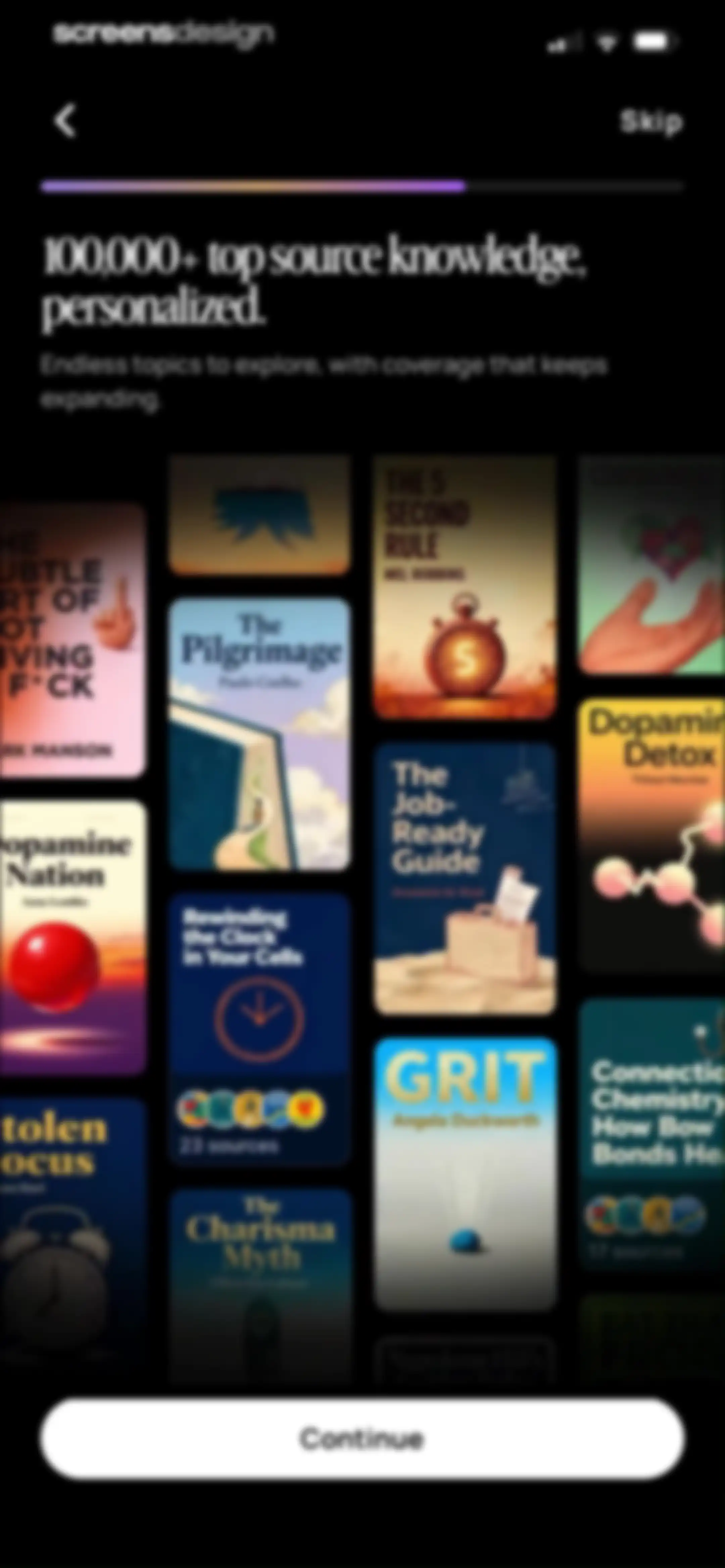 BeFreed: Personalized Learning screen 12