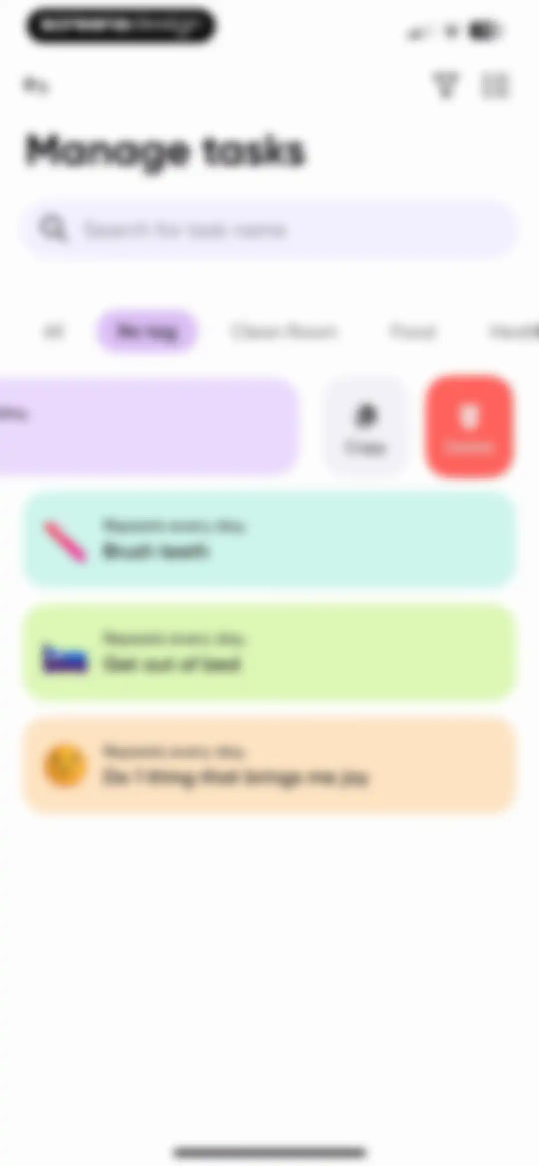 Me+ Lifestyle Routine screen 92