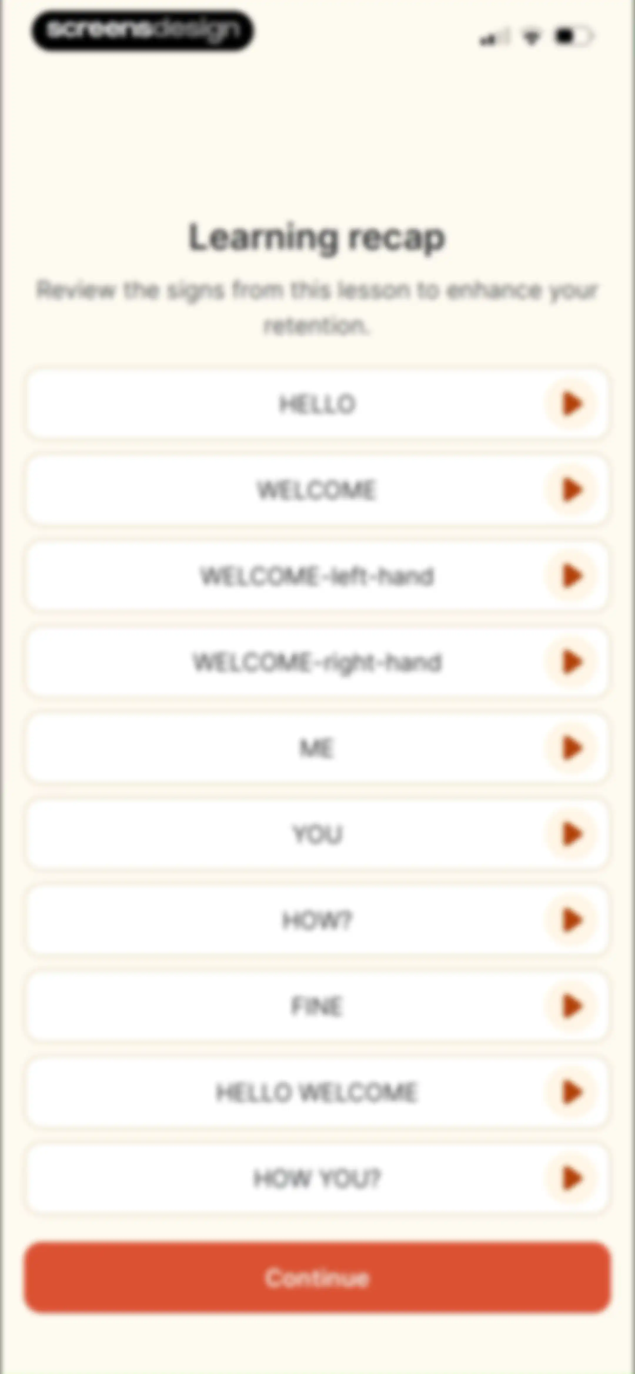 Lingvano - Learn Sign Language screen 43