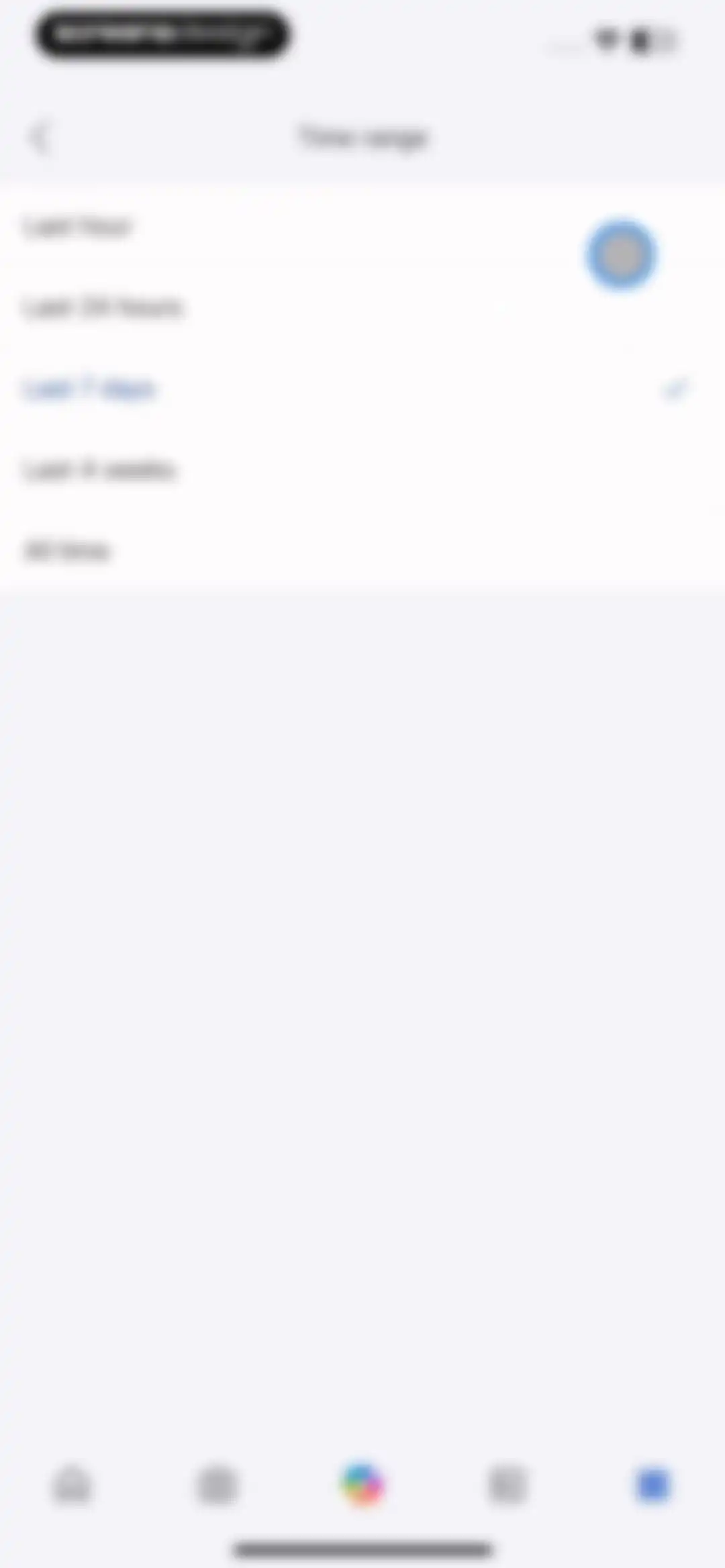 Microsoft Bing Search screen 270