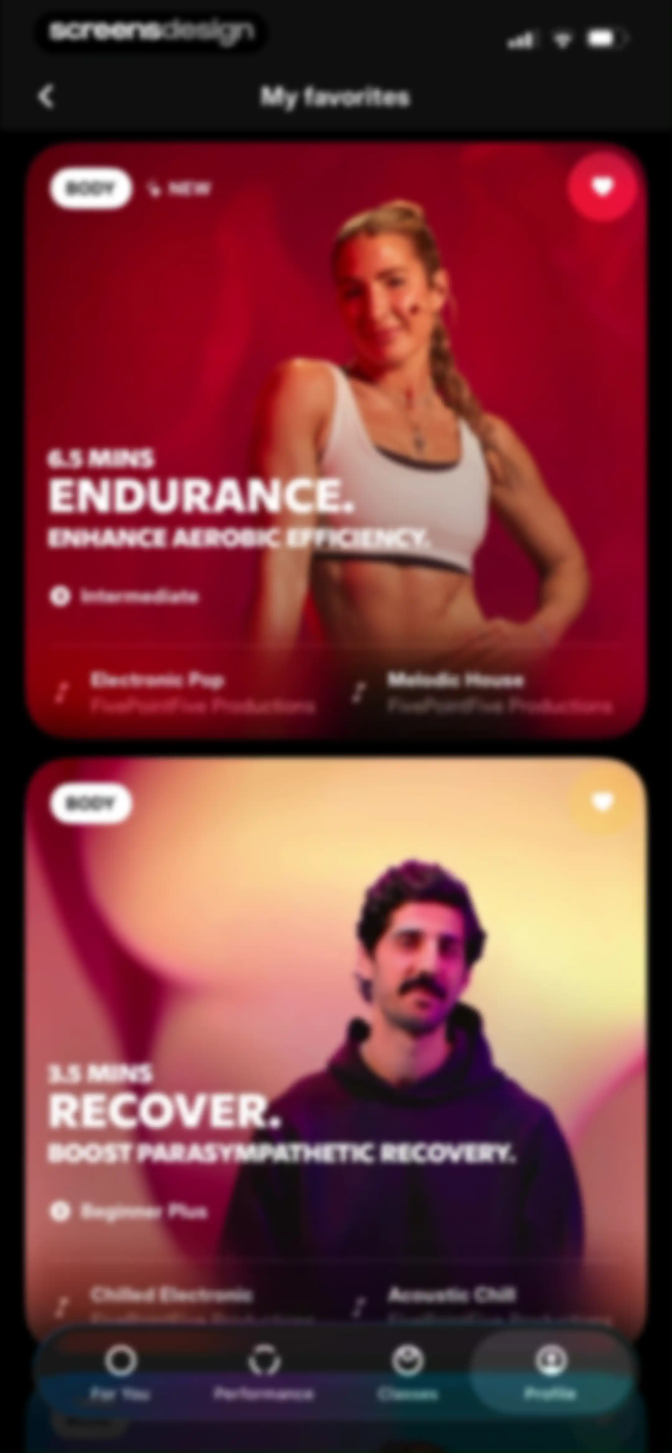 FivePointFive: Breathwork screen 129