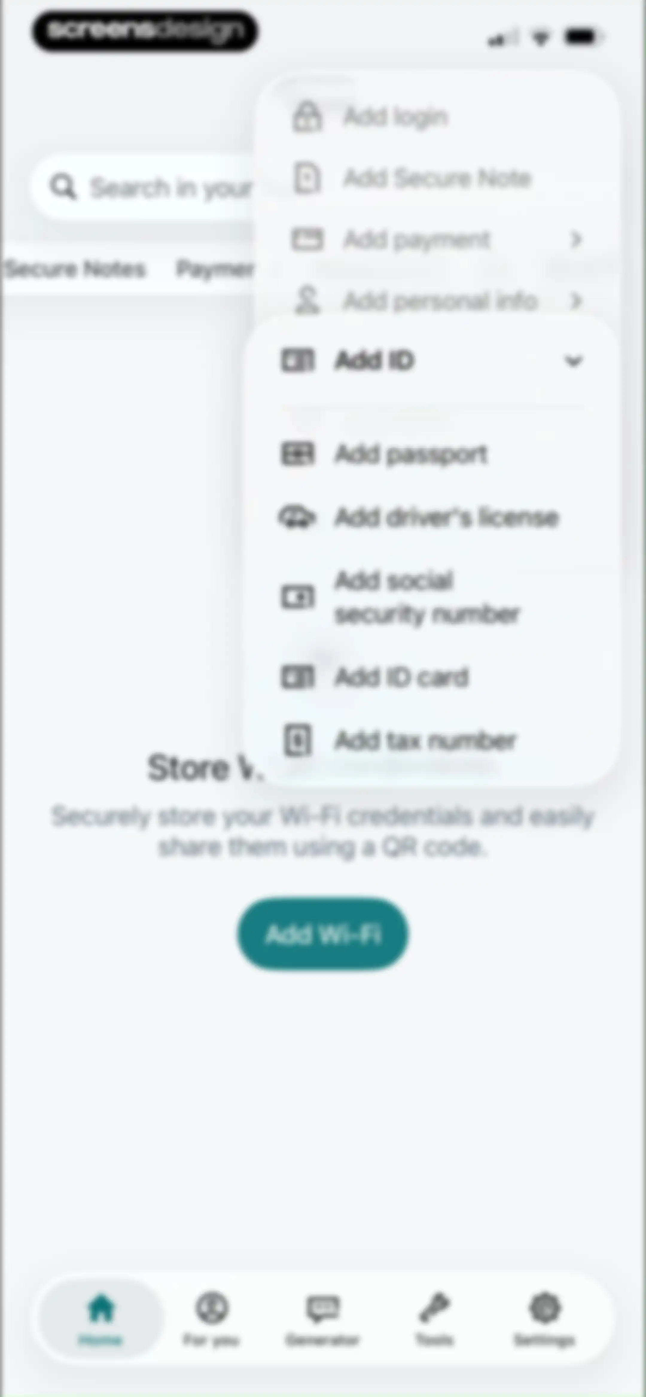 Dashlane Password Manager screen 65