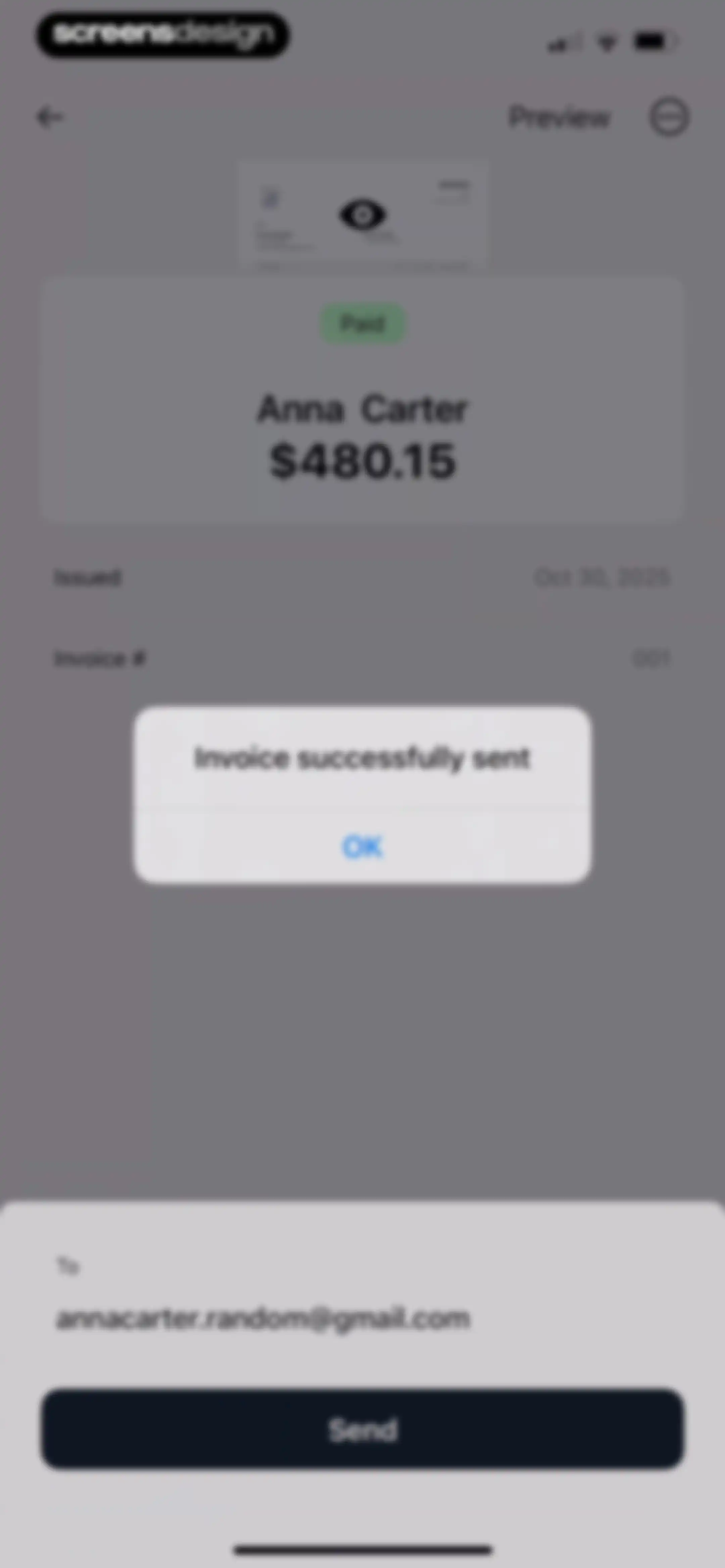 Invoice Maker ▸ Estimate App screen 35