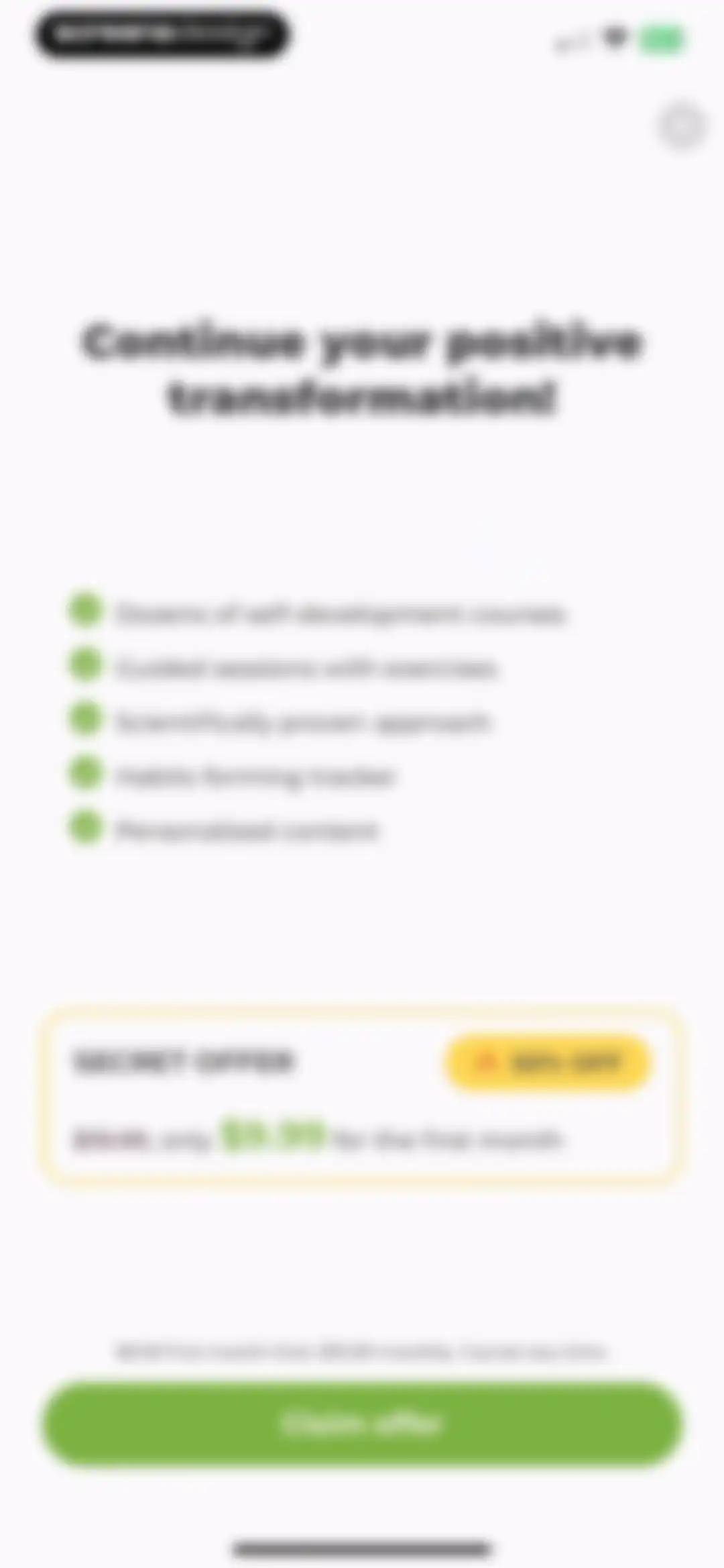 UpLife: CBT Therapy, Self Care screen 24