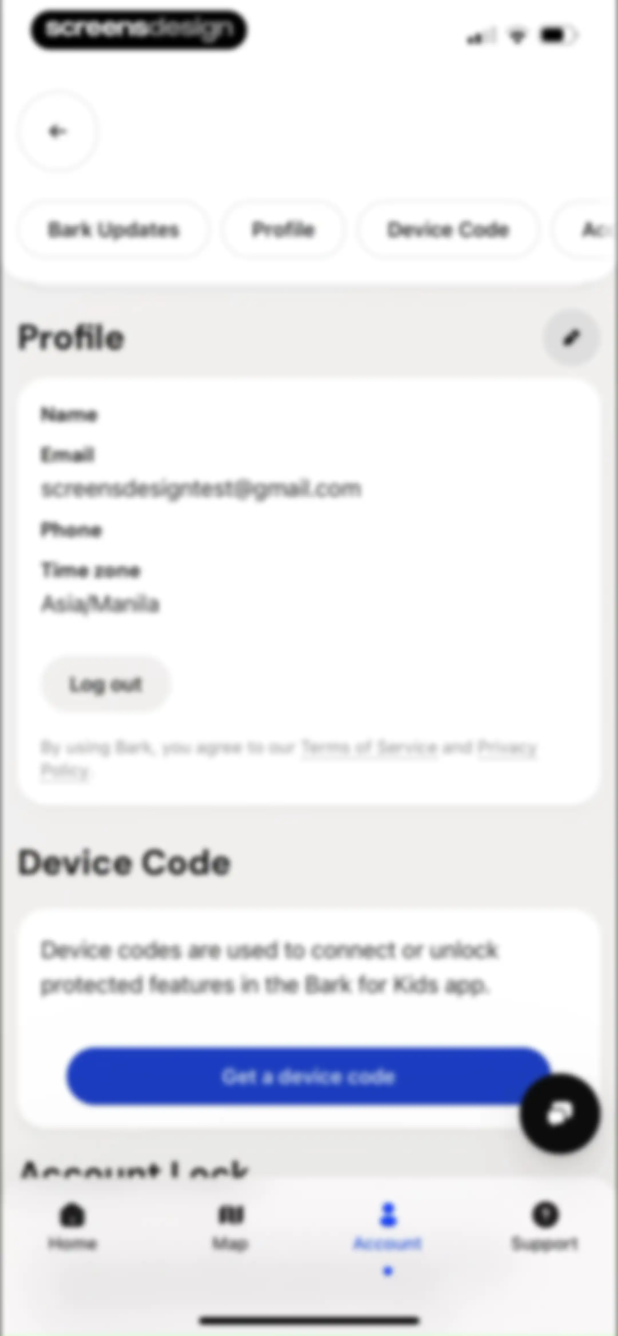 Bark - Parental Controls screen 123