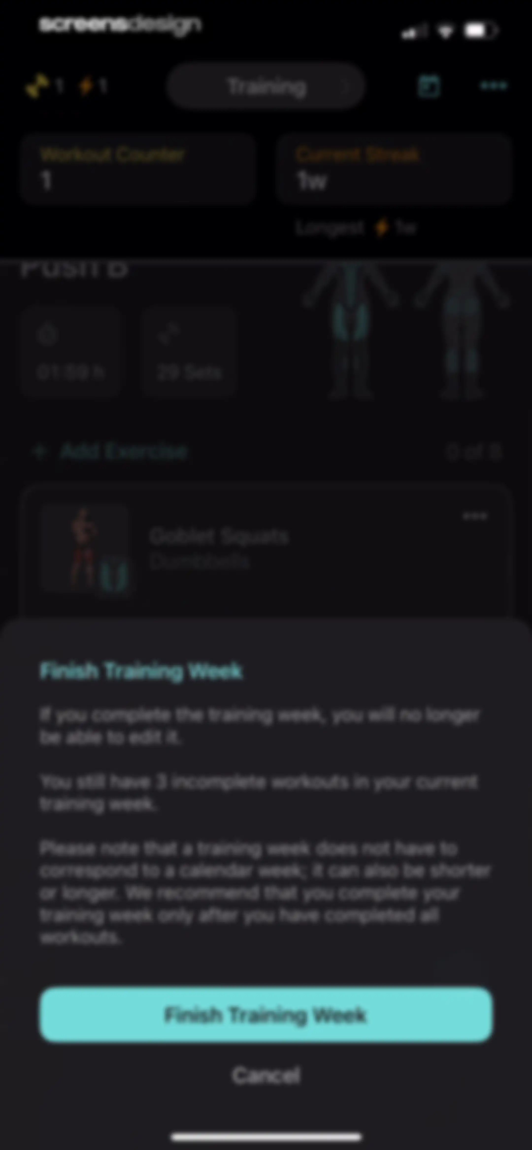 MyFitCoach - Workout Planner screen 113