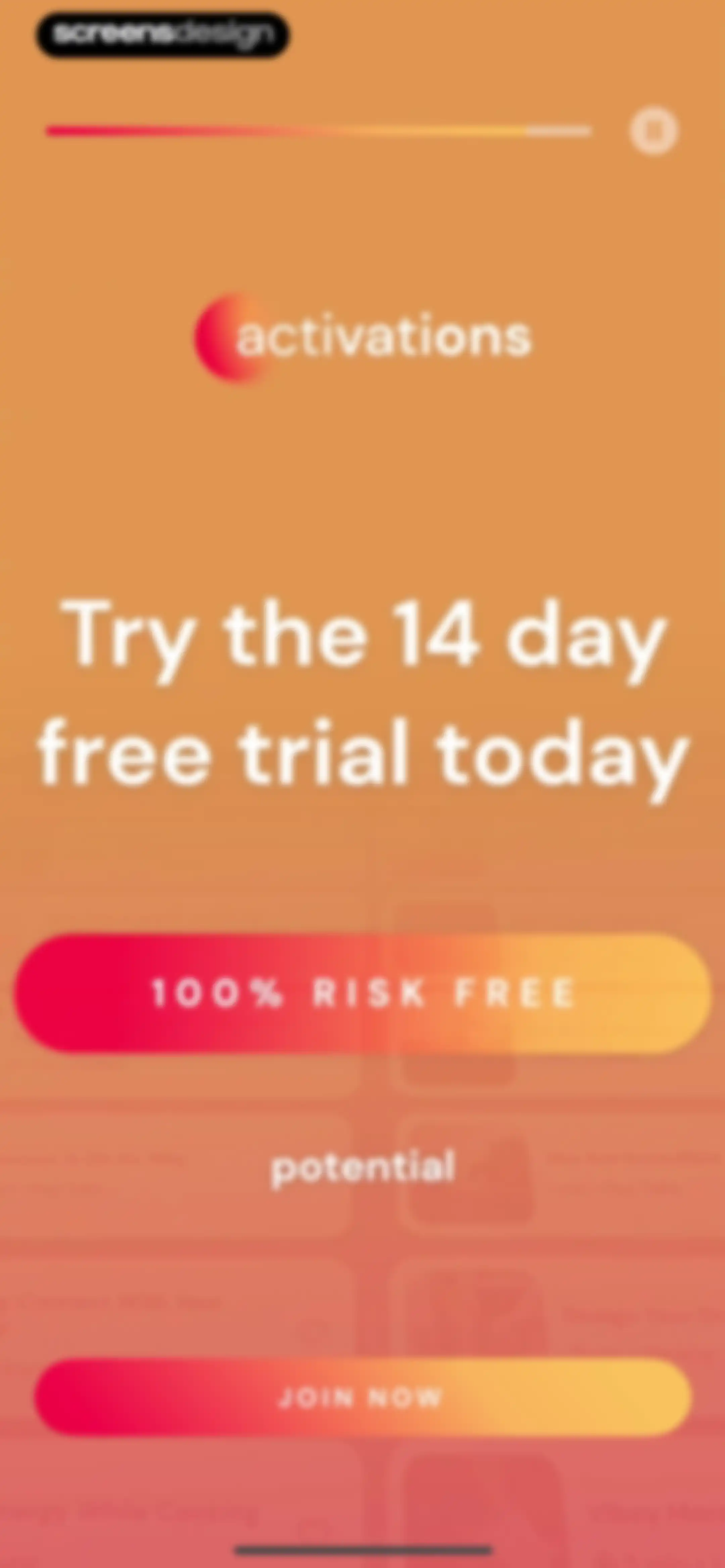 Activations: Daily Motivation screen 9