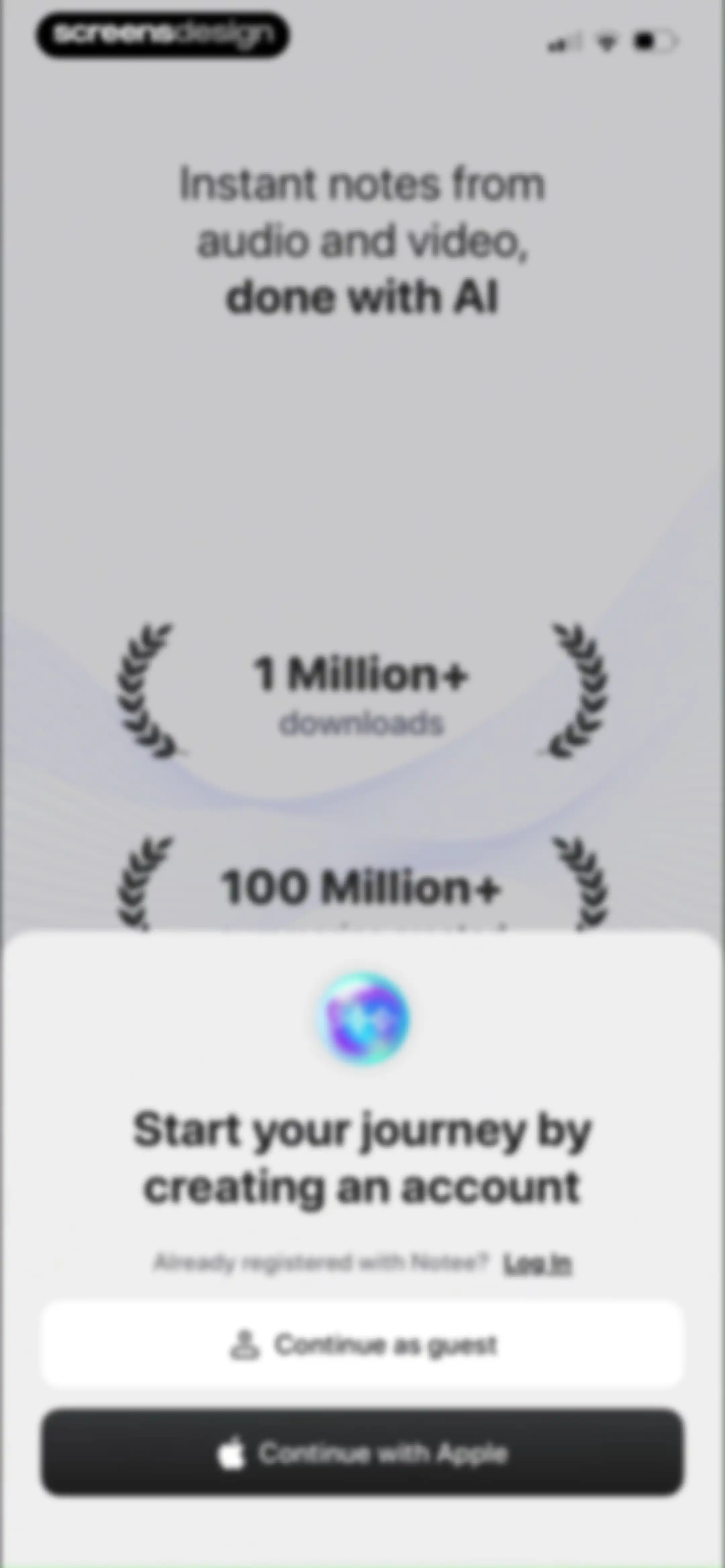 Notee: AI Note Taker screen 6