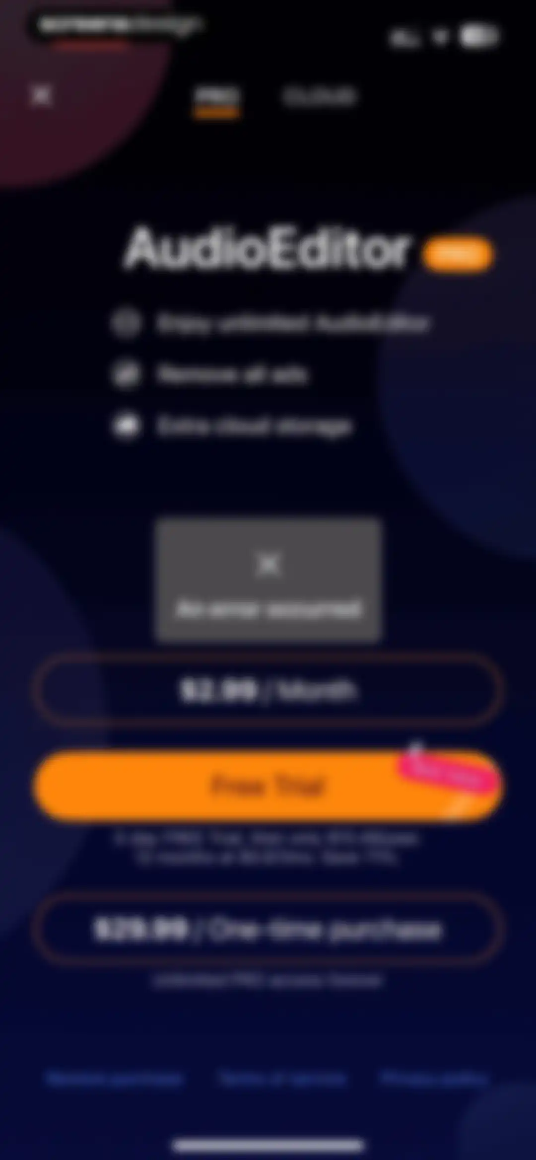 Audio Editor - Music editor screen 4