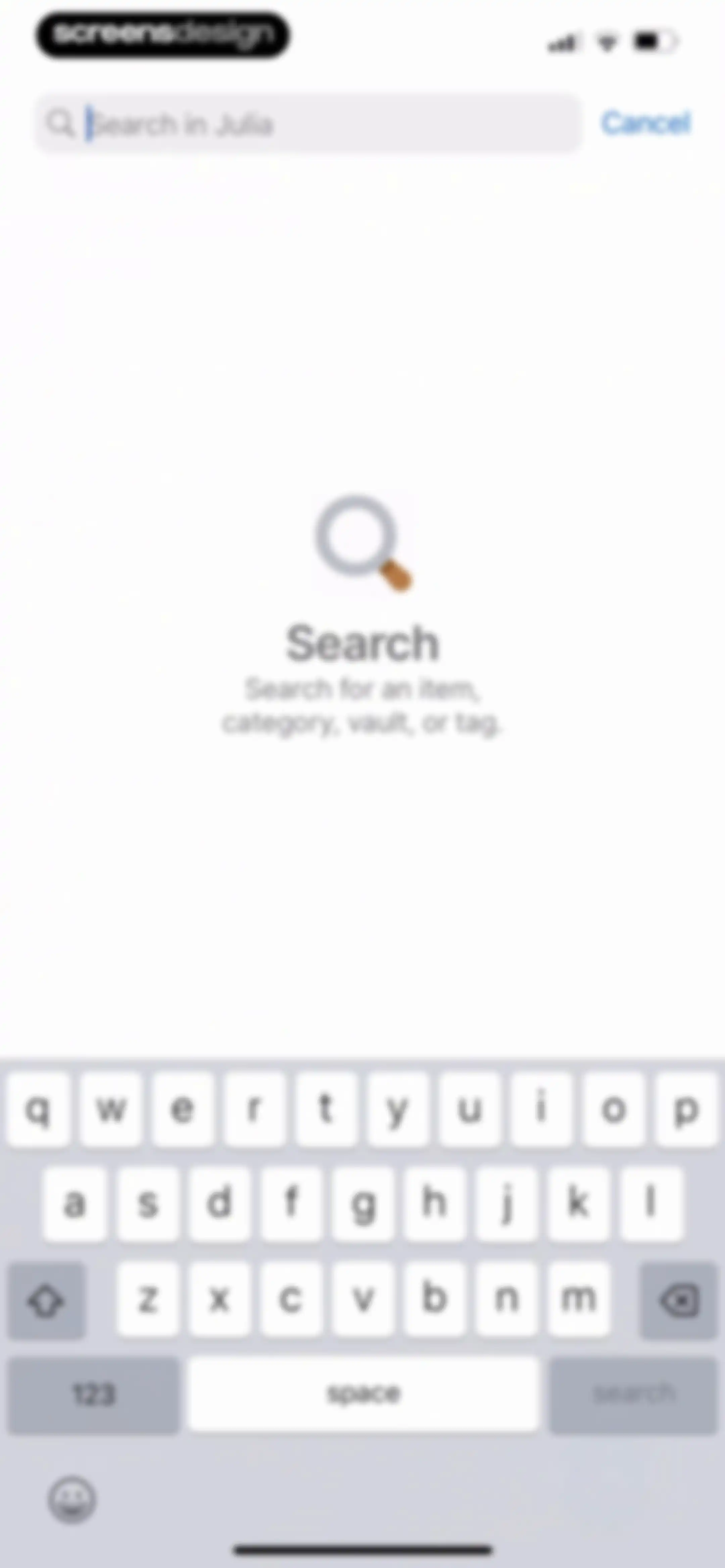 1Password: Password Manager screen 132