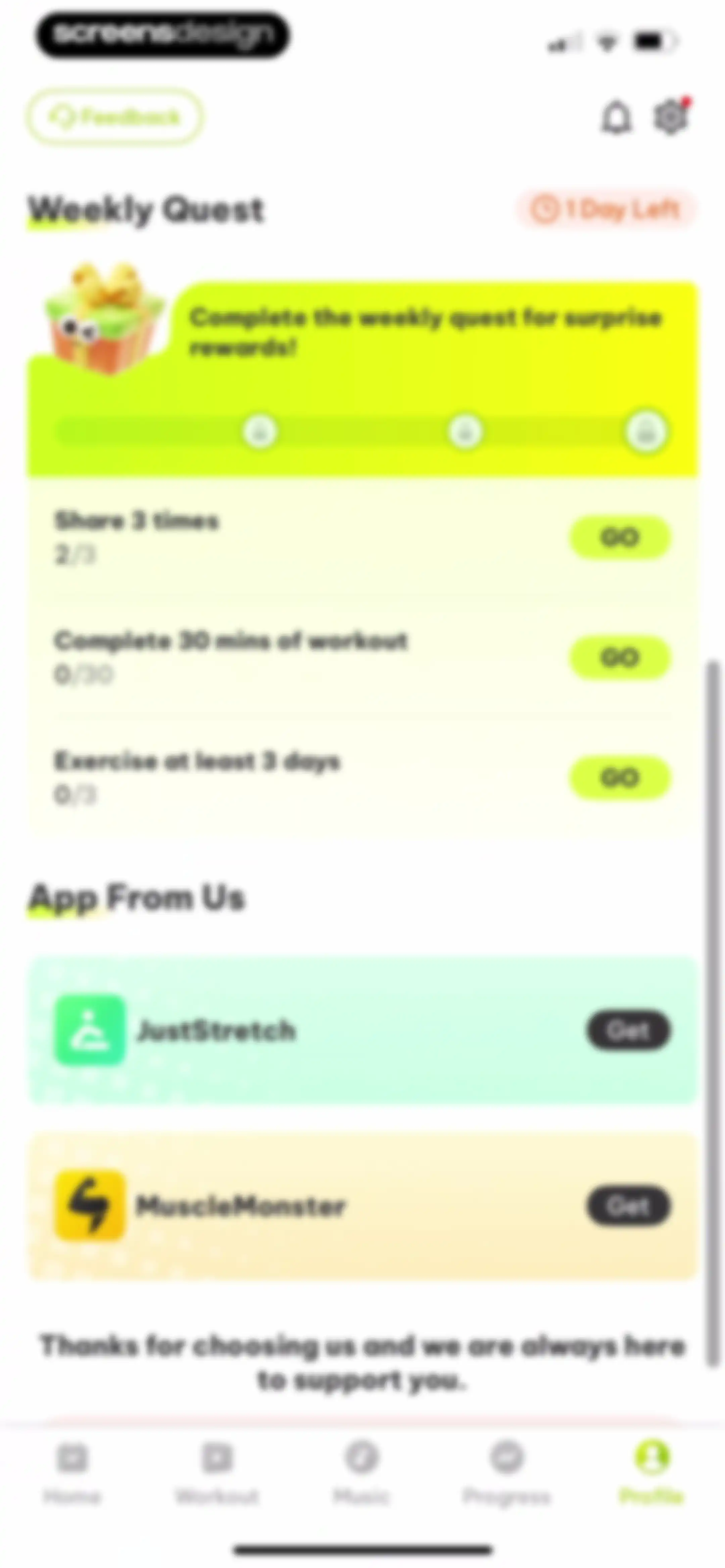Dancefitme: Fun weight loss screen 137