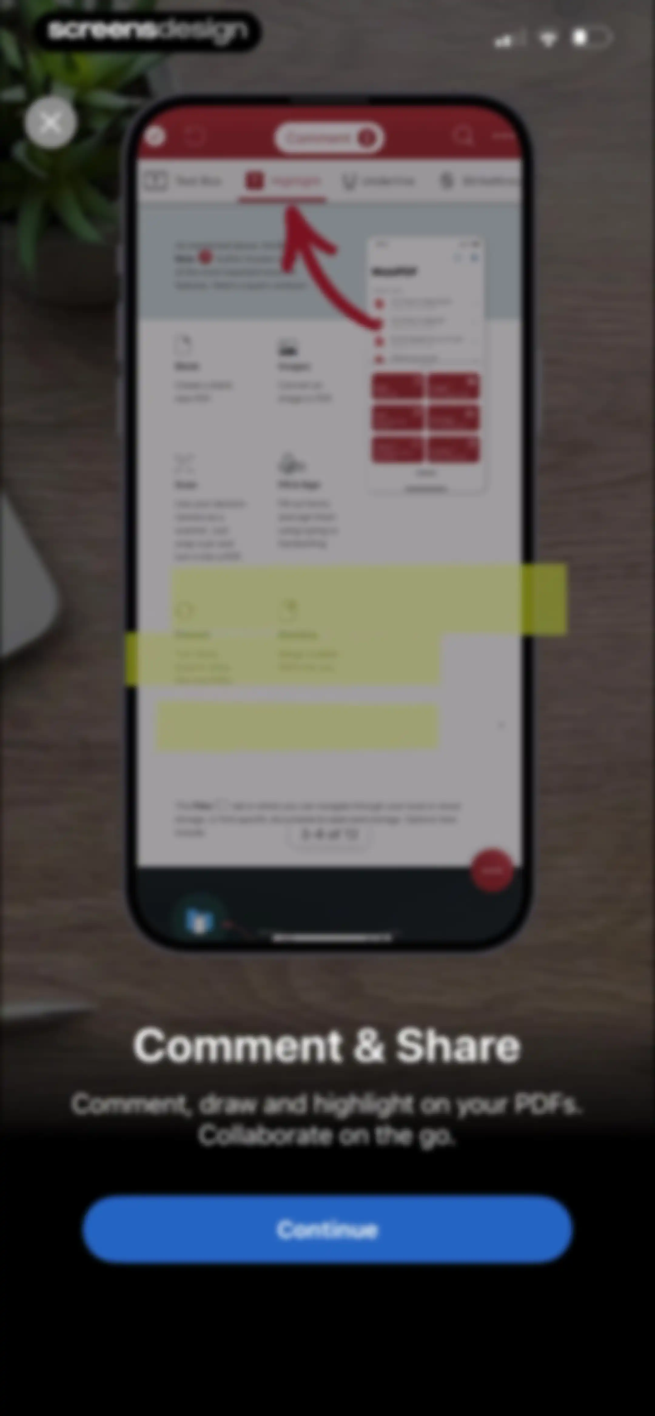 MobiPDF・PDF Text Editor・Reader screen 7