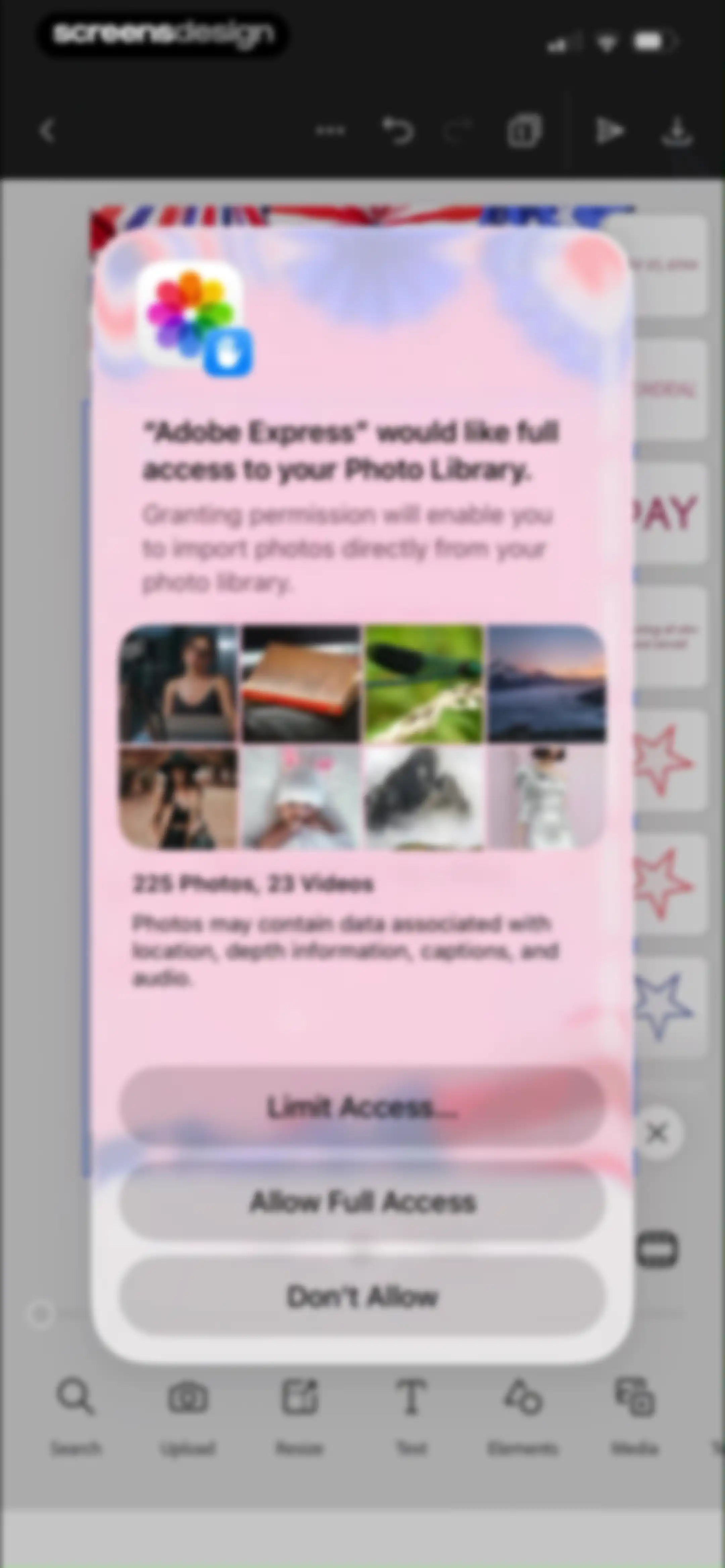 Adobe Express: Create Anything screen 102