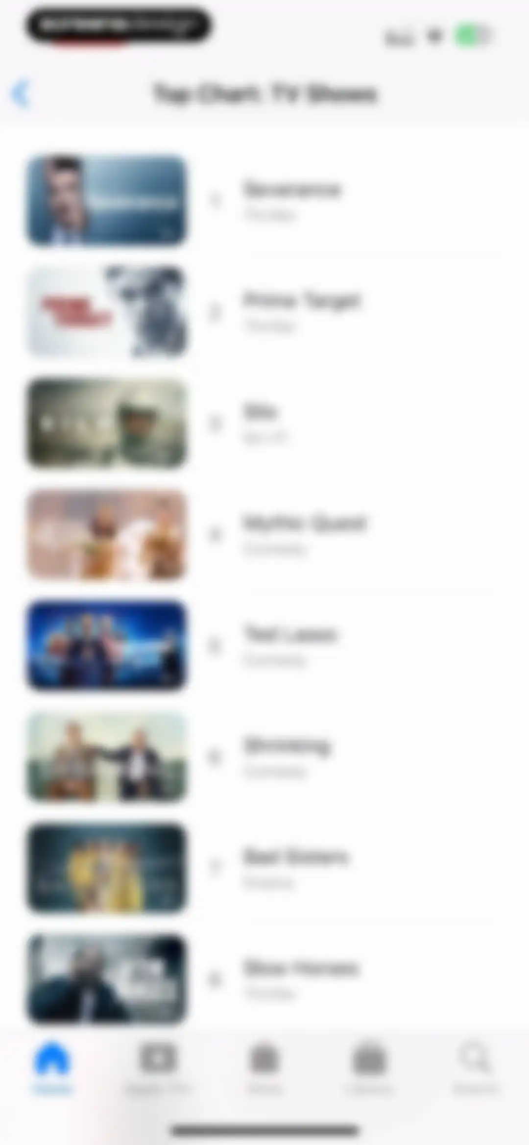 Apple TV screen 17