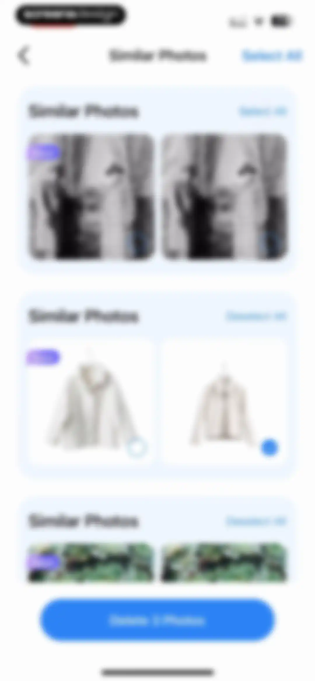 Cleaner Suite:Clean up Storage screen 34