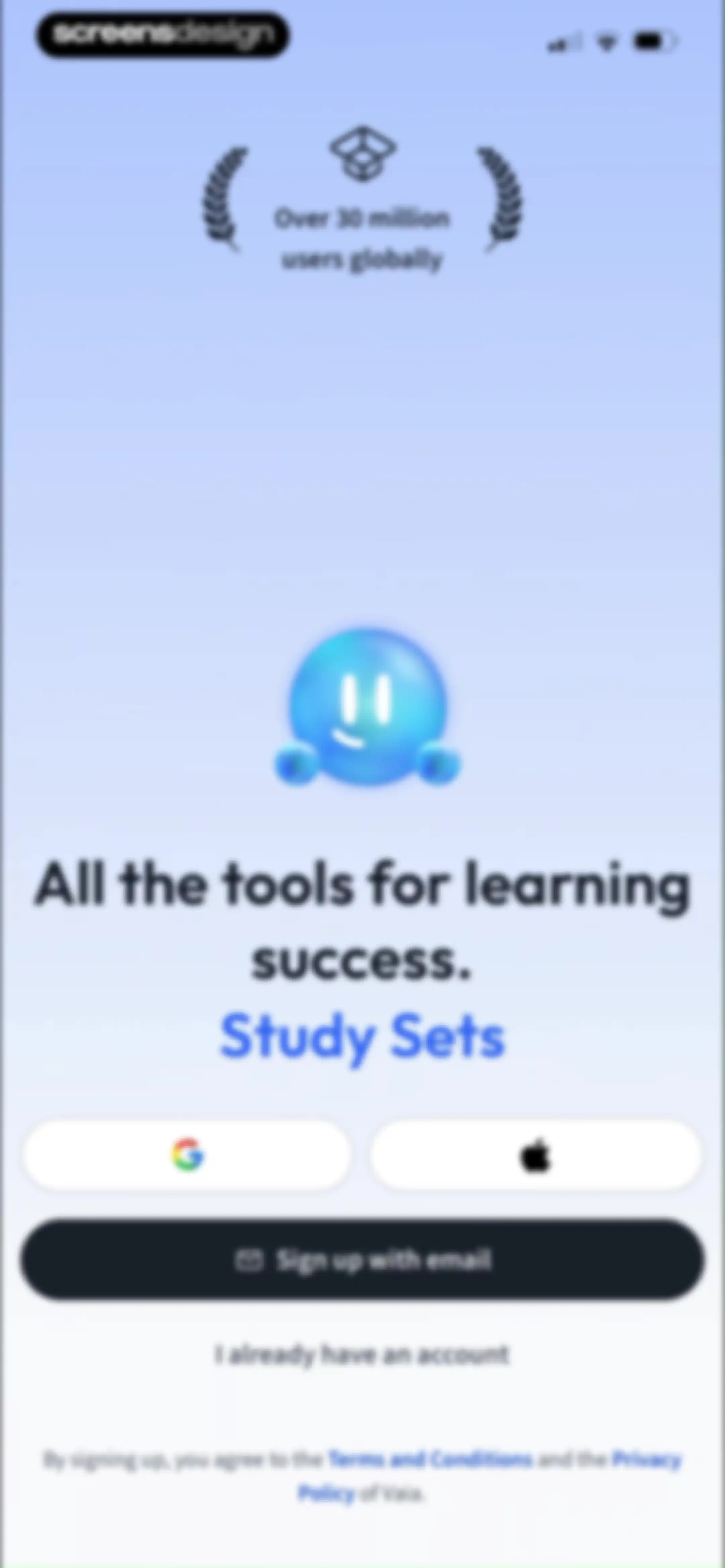 Vaia: AI Flashcards. Study App screen 3