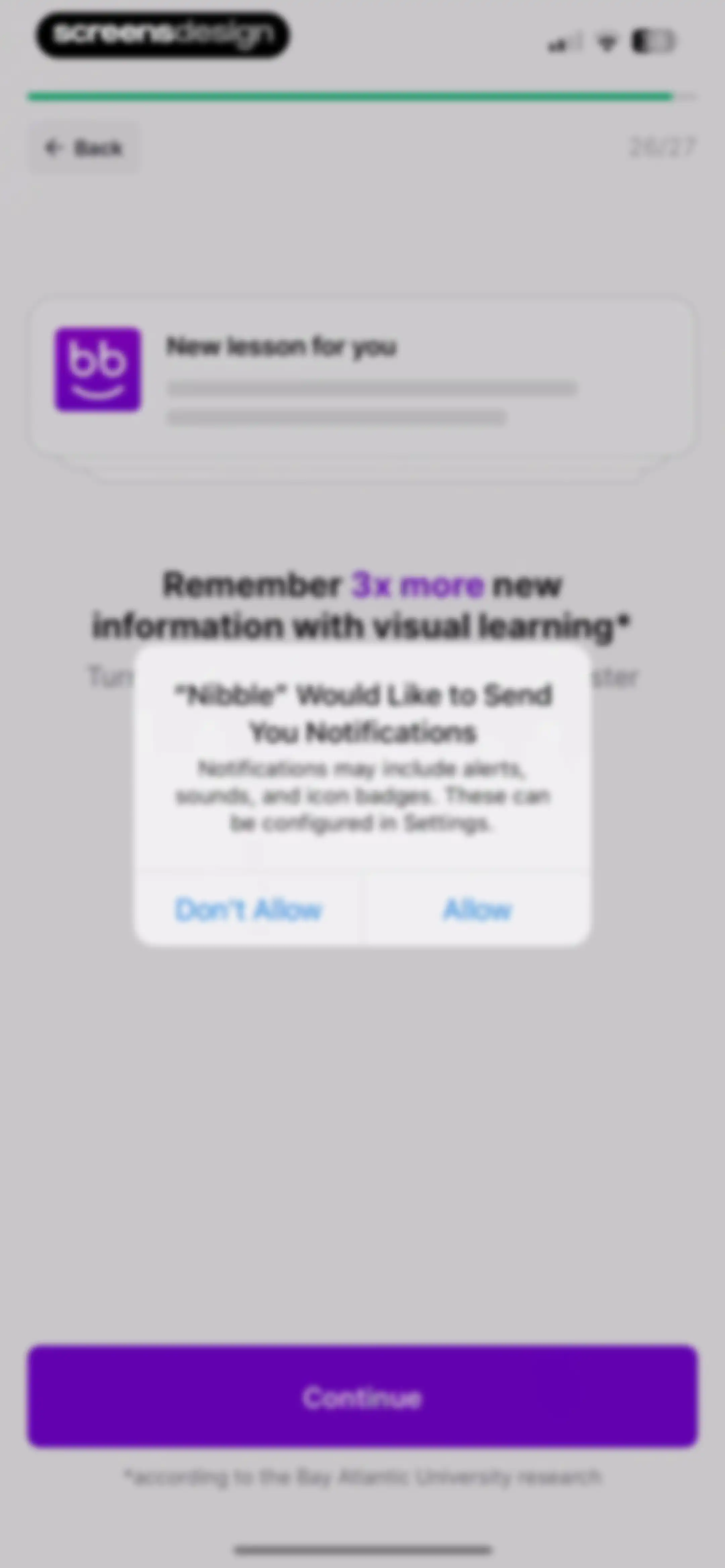 Nibble: Daily Learning & Quiz screen 40