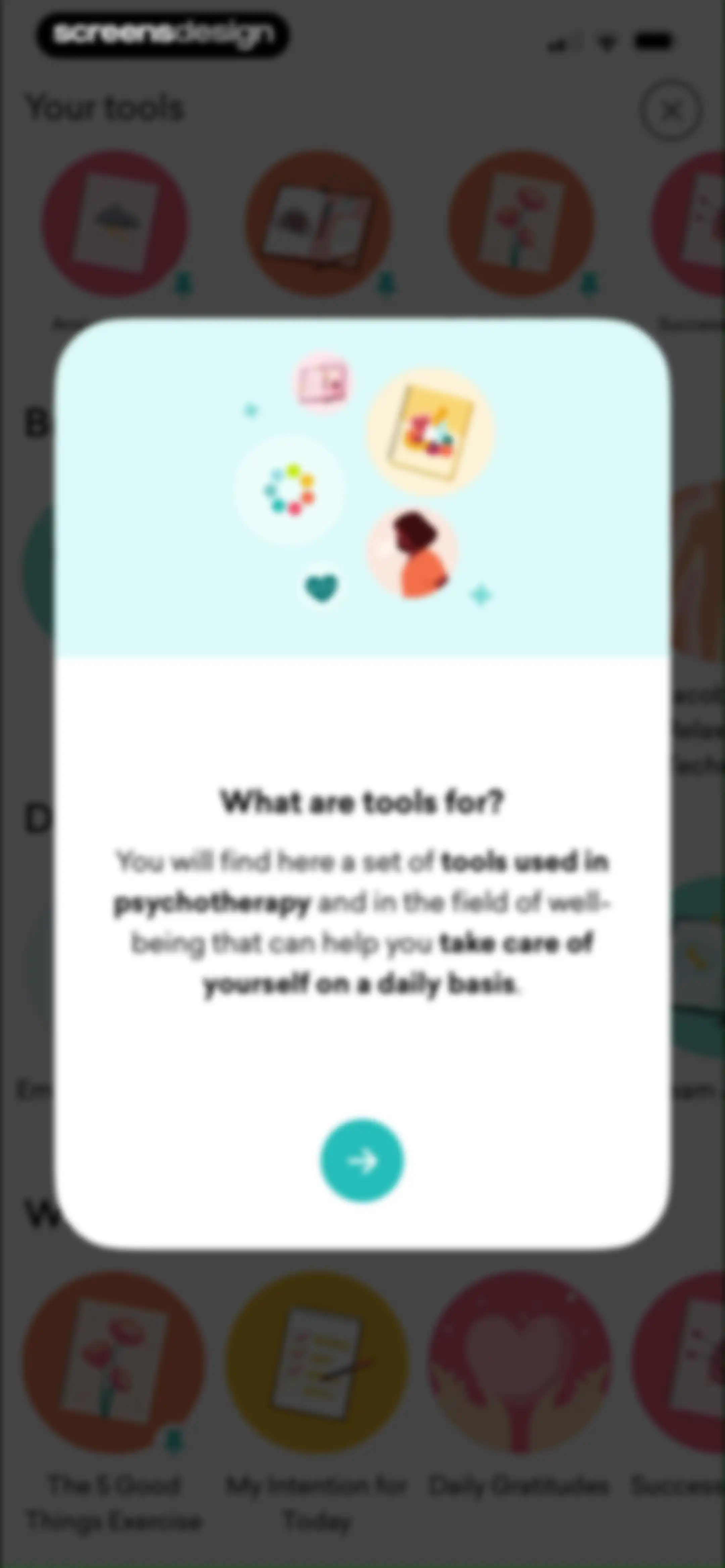 MindDay: Mental Health, Stress screen 89