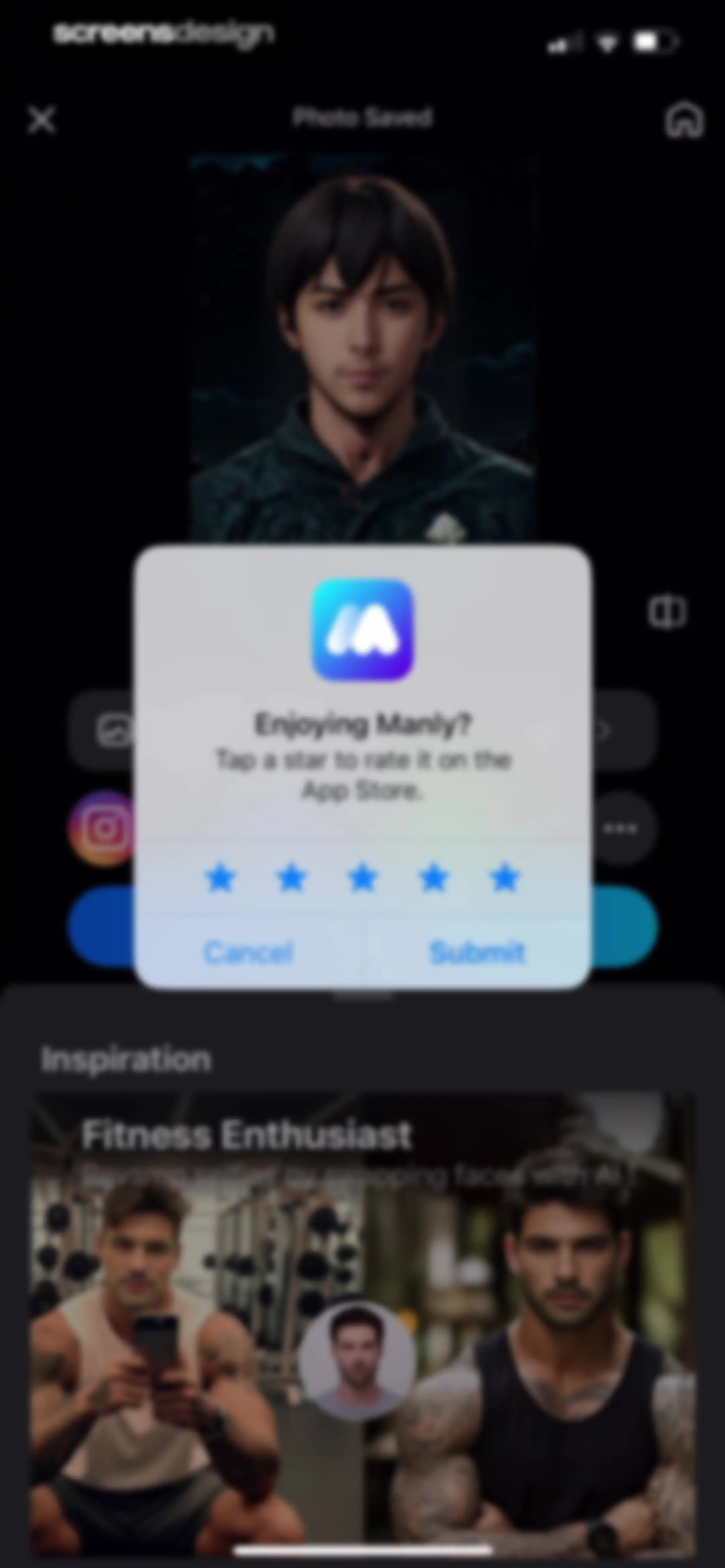 Manly - AI Photo Editor screen 96