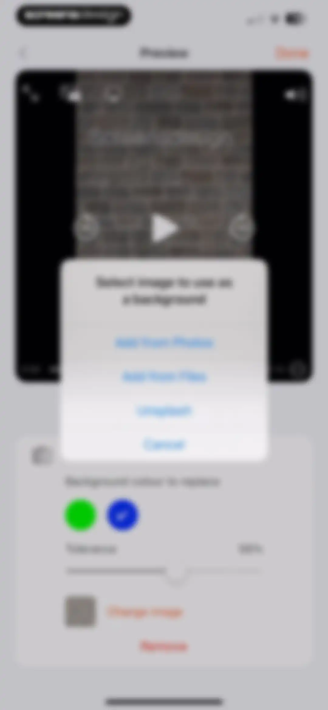 Teleprompter for Video screen 59
