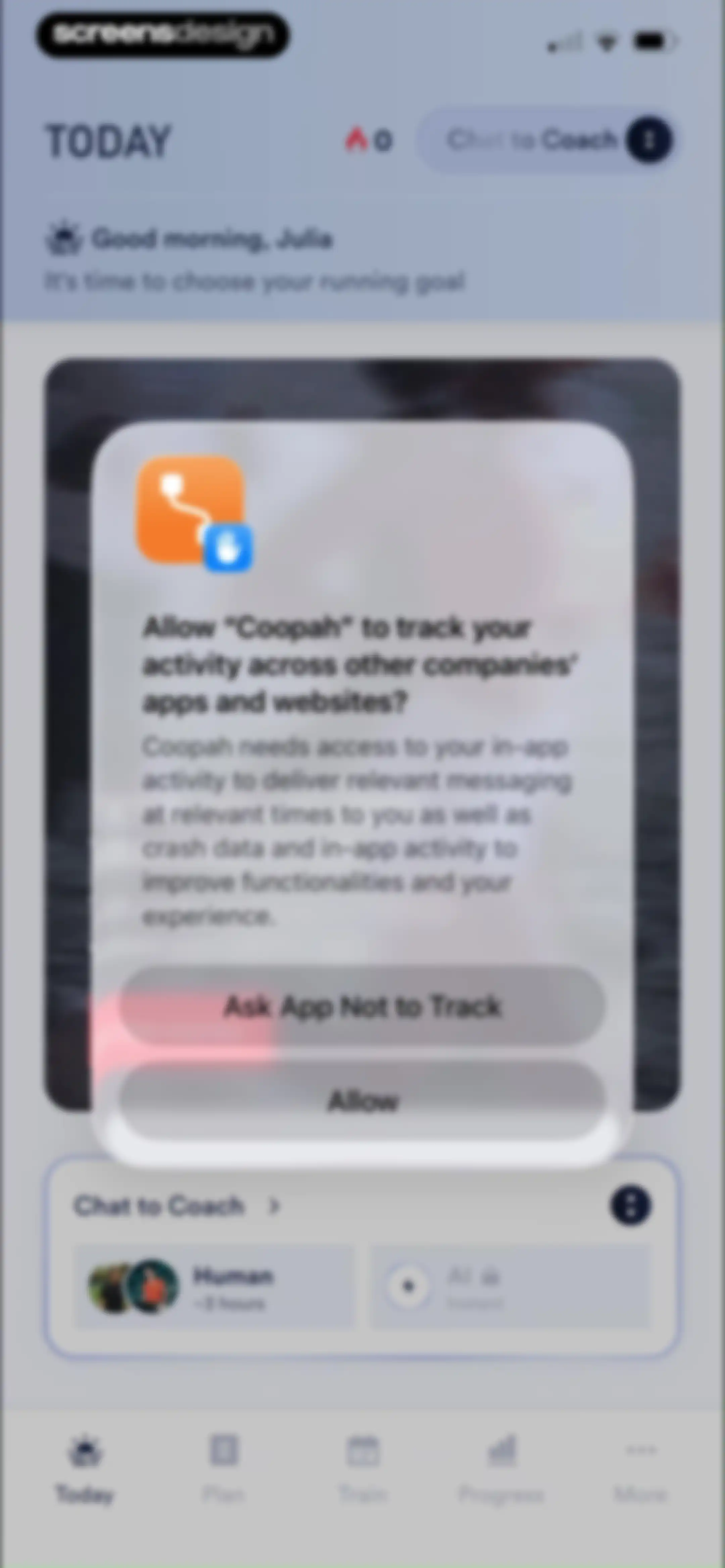 Coopah: The Run Coaching App screen 26