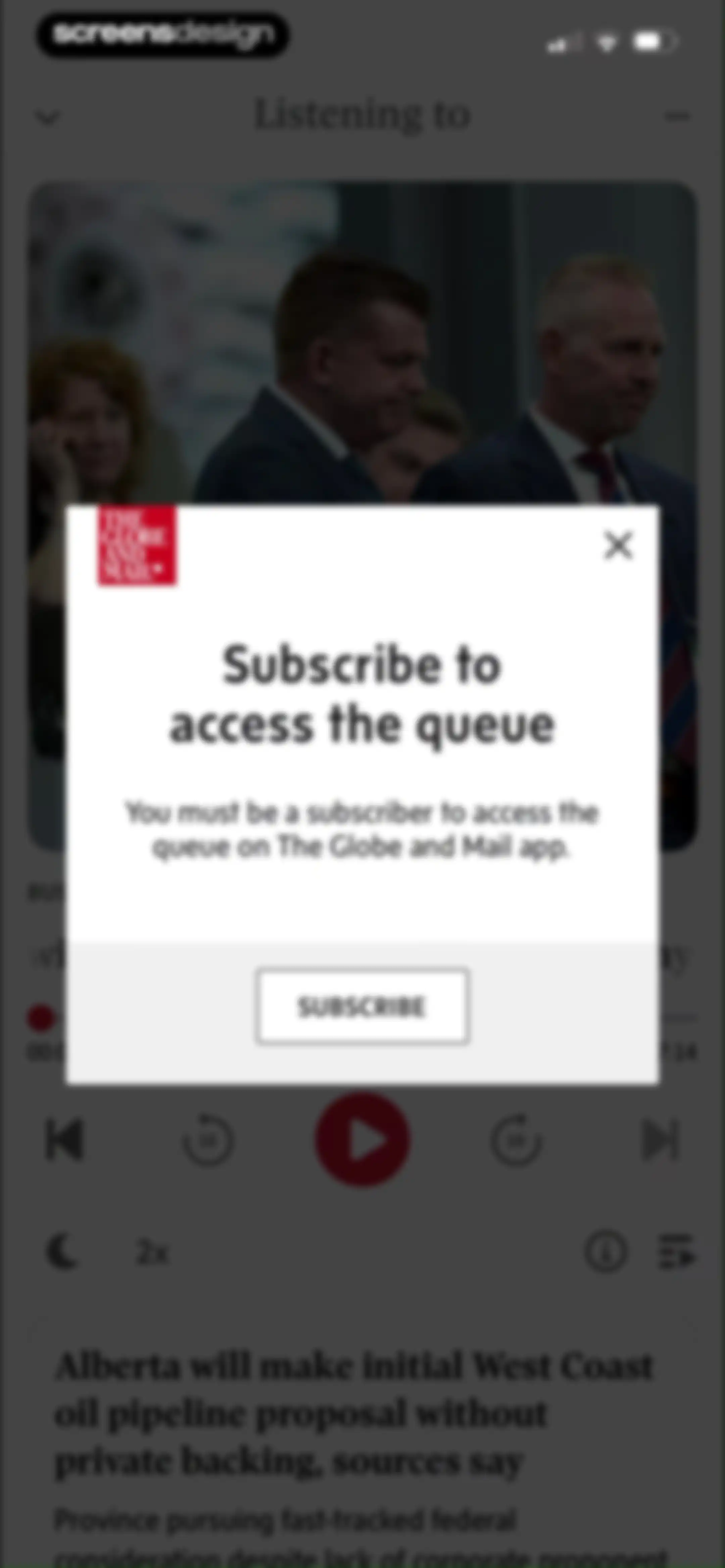 The Globe and Mail screen 20