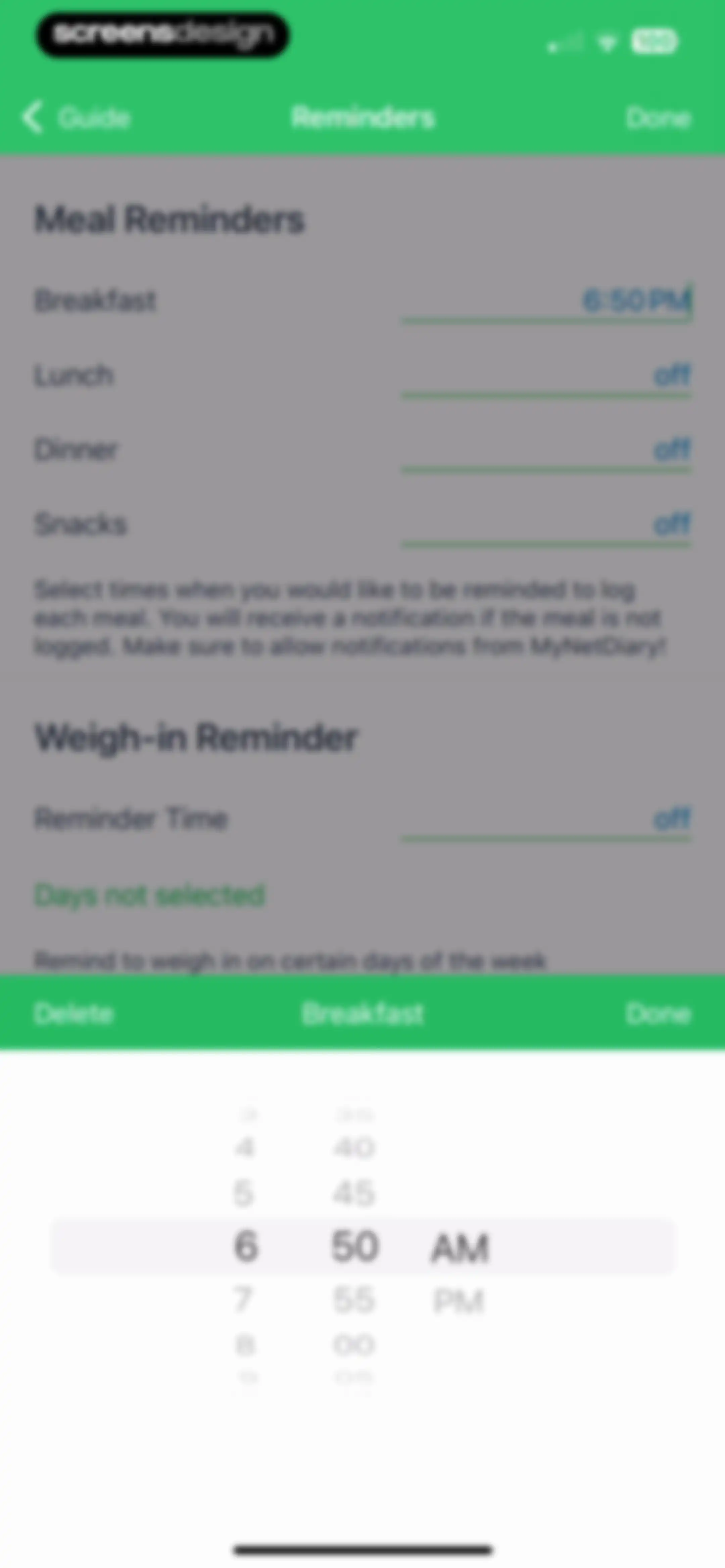 Calorie Counter - MyNetDiary screen 185