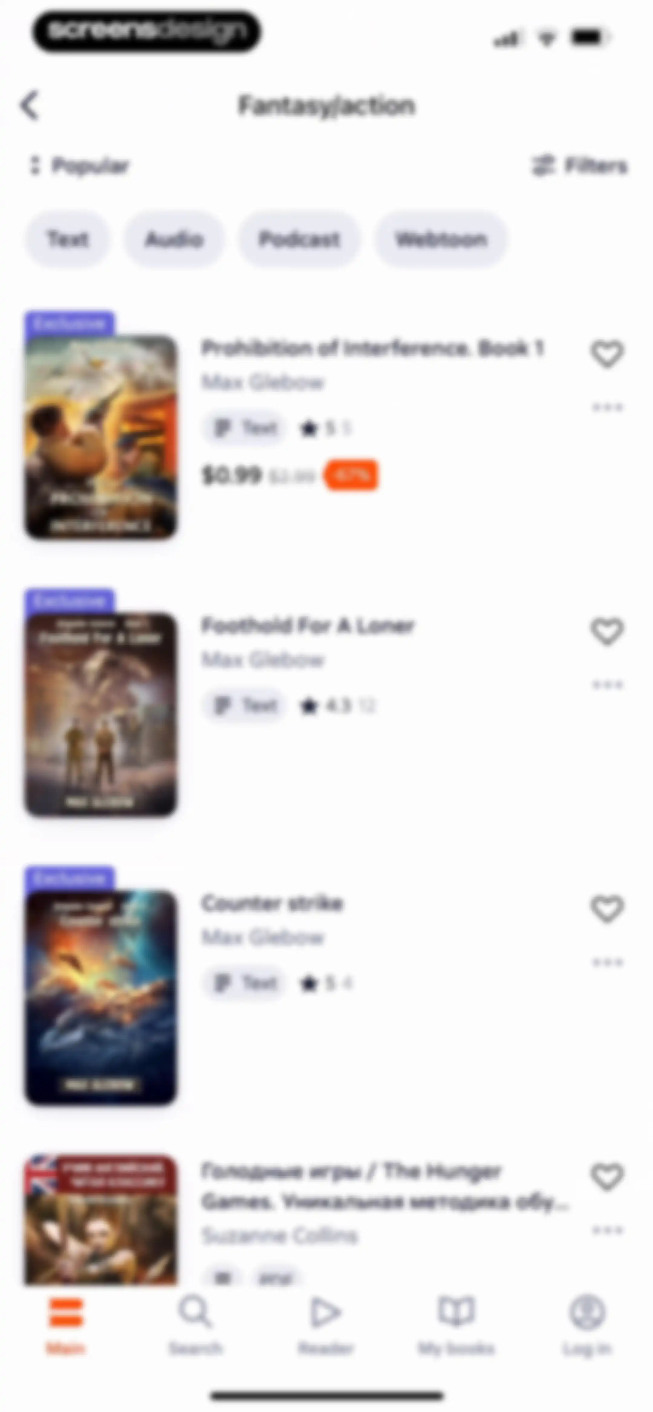 Litres: Books and audiobooks screen 36