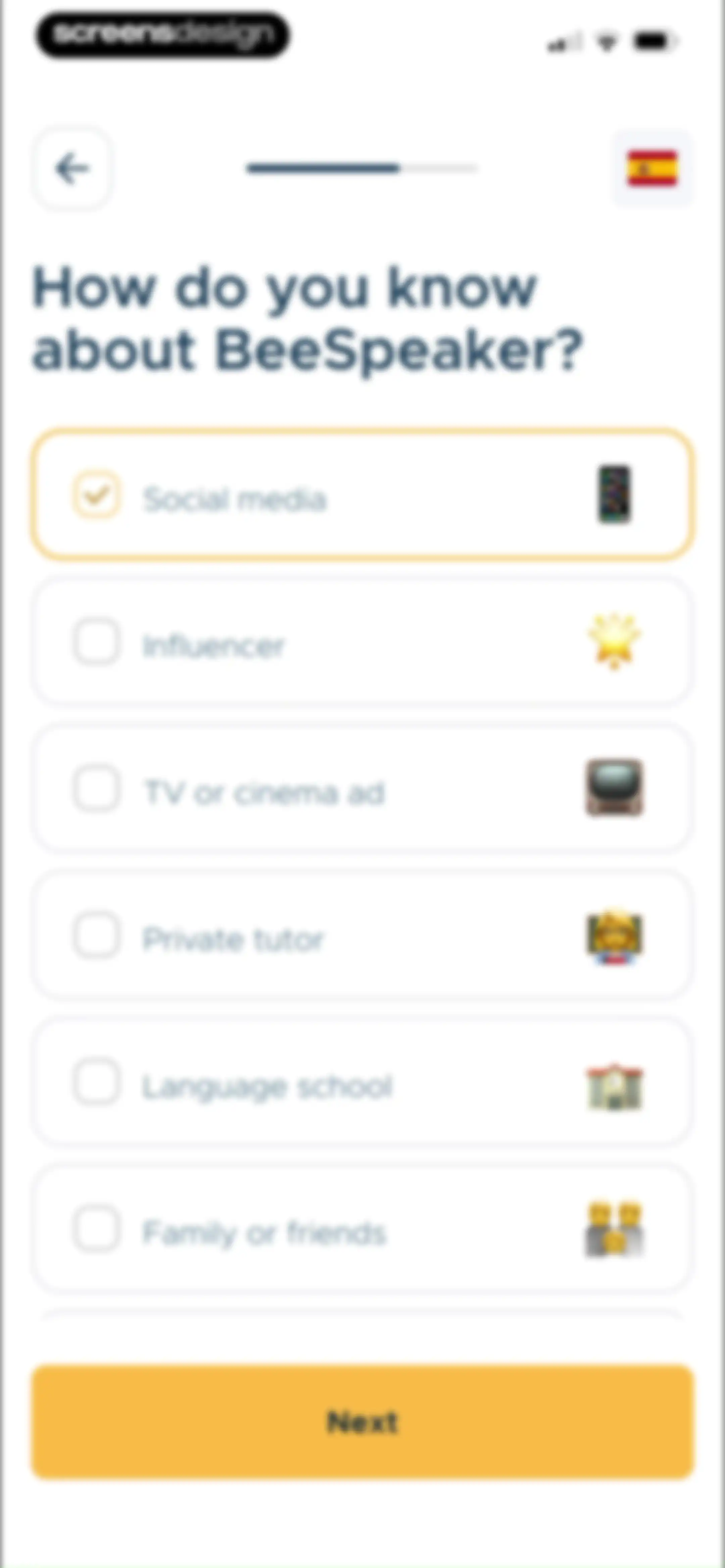 BeeSpeaker Learn English screen 15