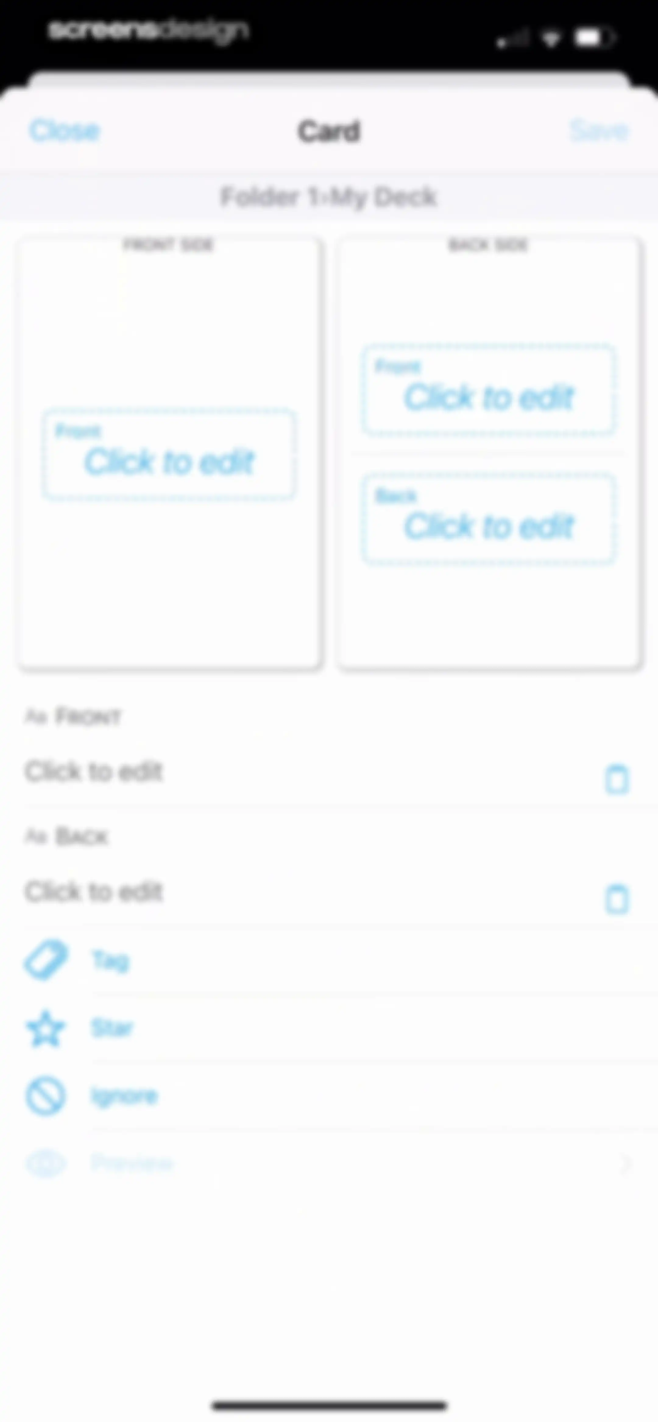 AlgoApp - Flashcards screen 24