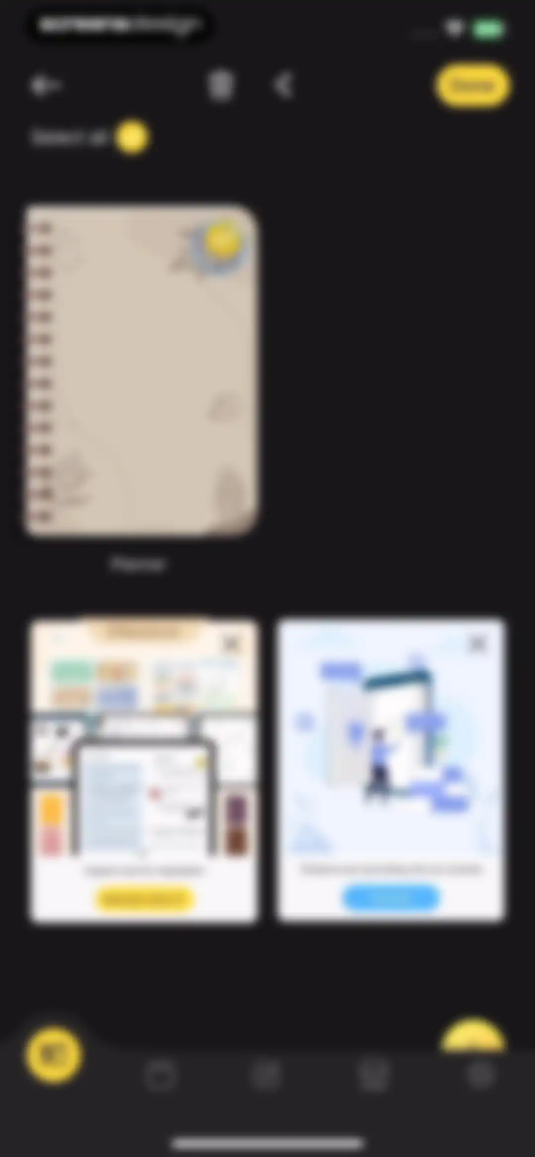 Journal: Planner, Notes, PDFs screen 90