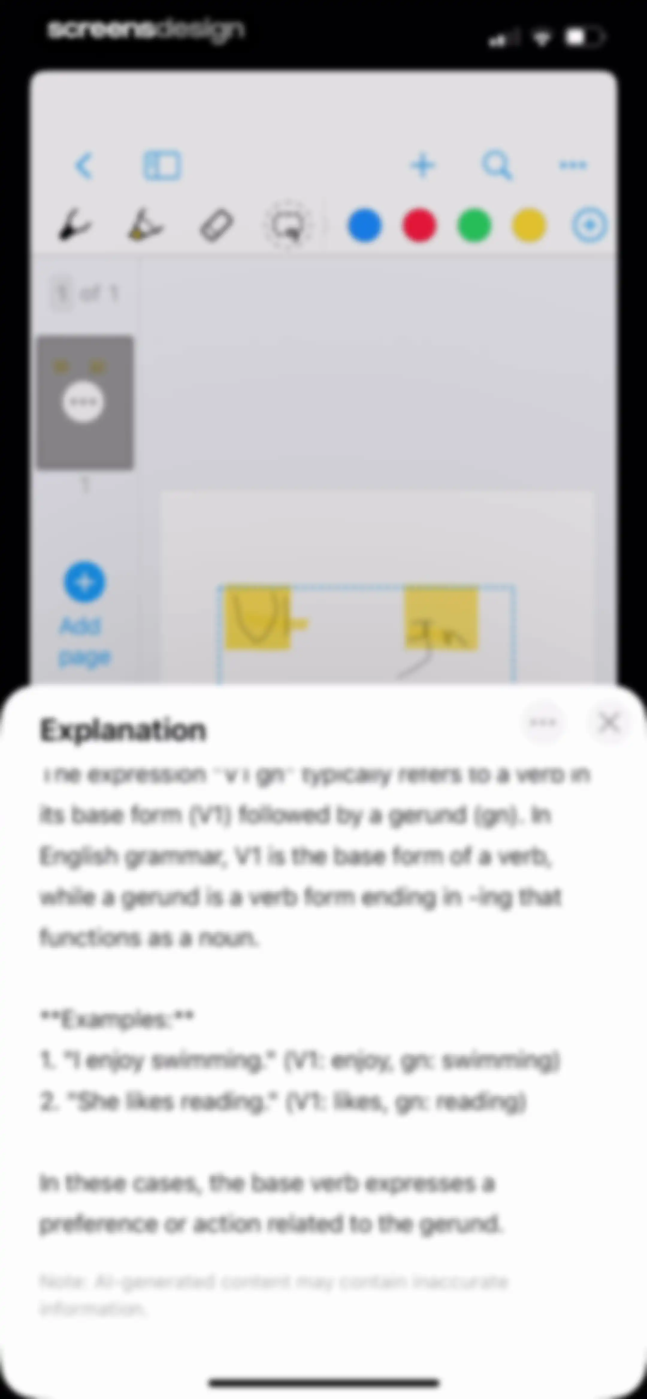 MyScript Notes: AI Handwriting screen 26