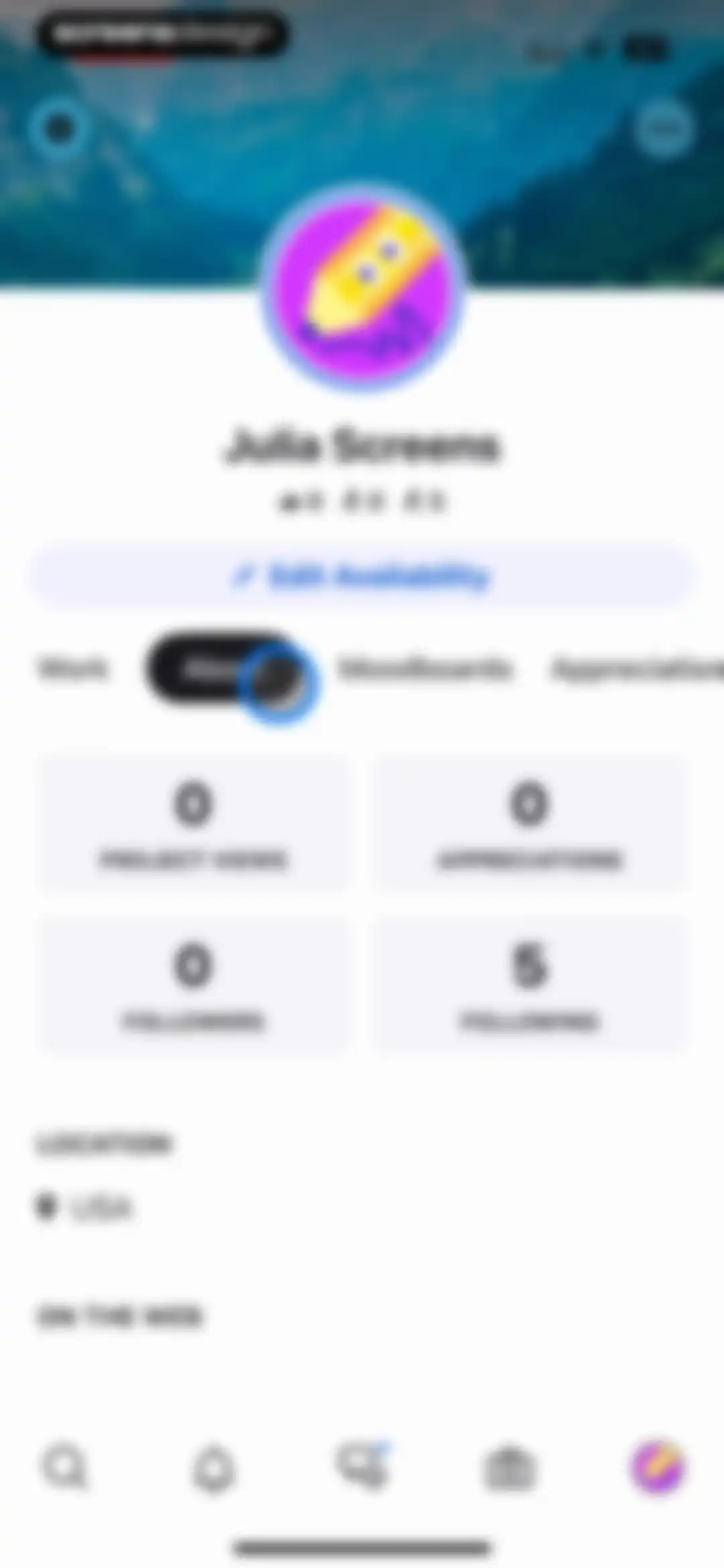 Behance – Creative Portfolios screen 137