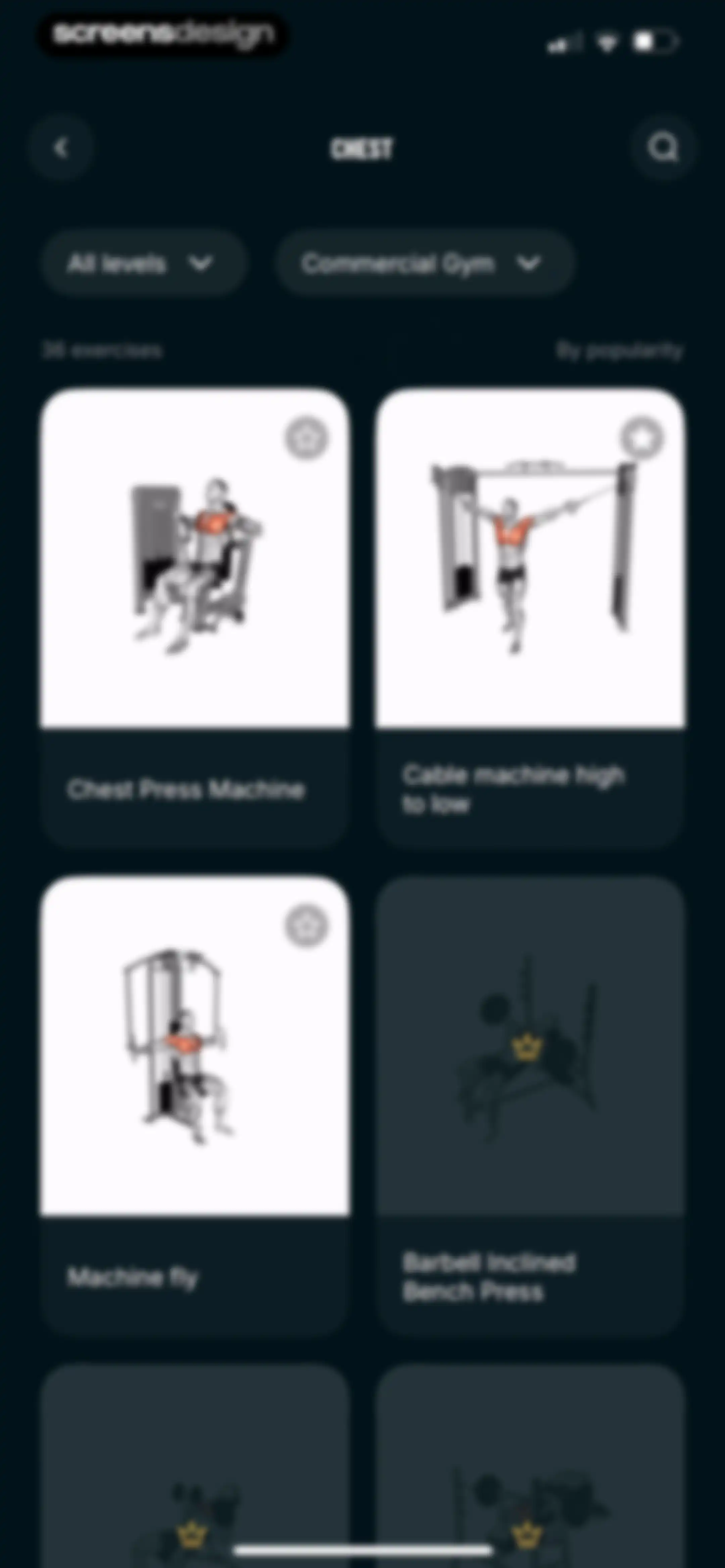 Befit: Gym & Home Workout Plan screen 126