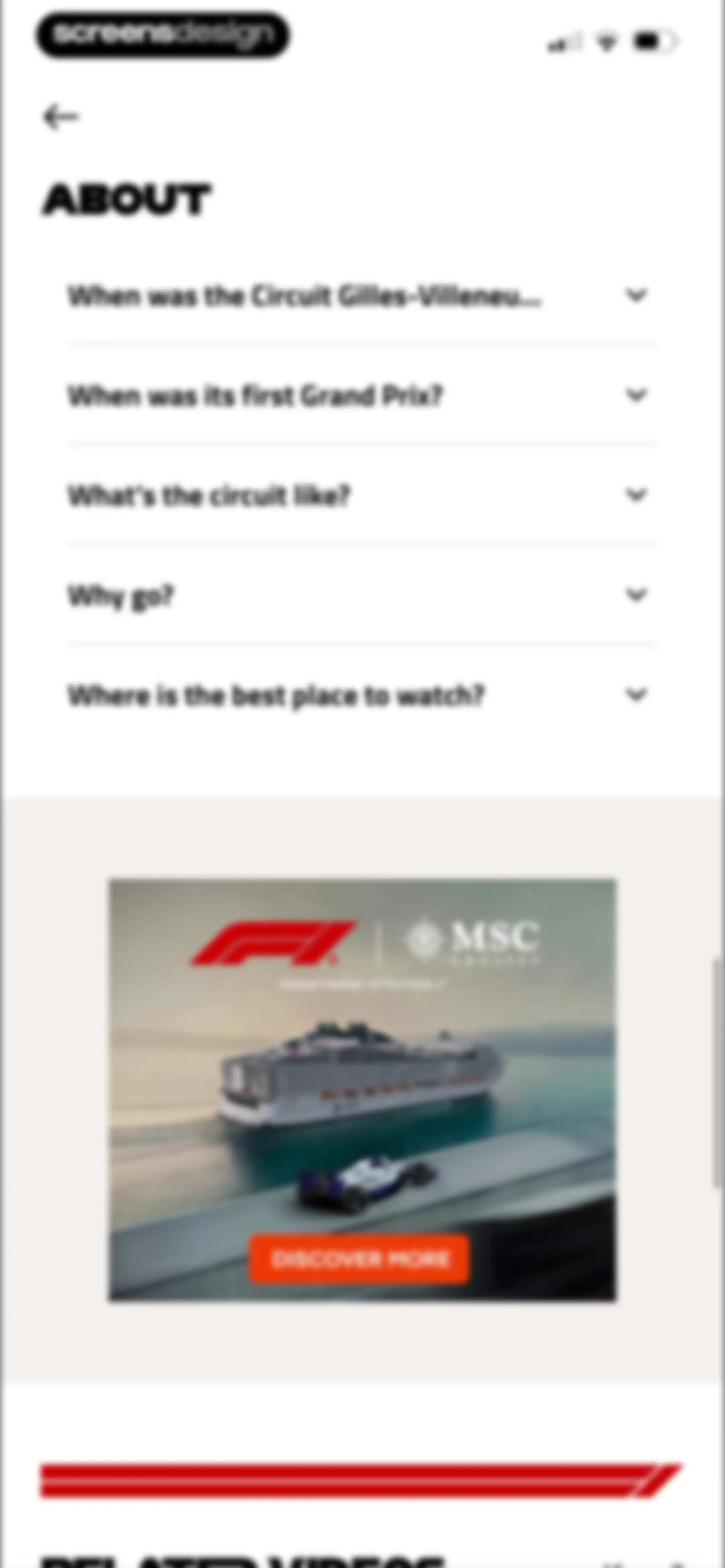 Formula 1® screen 46