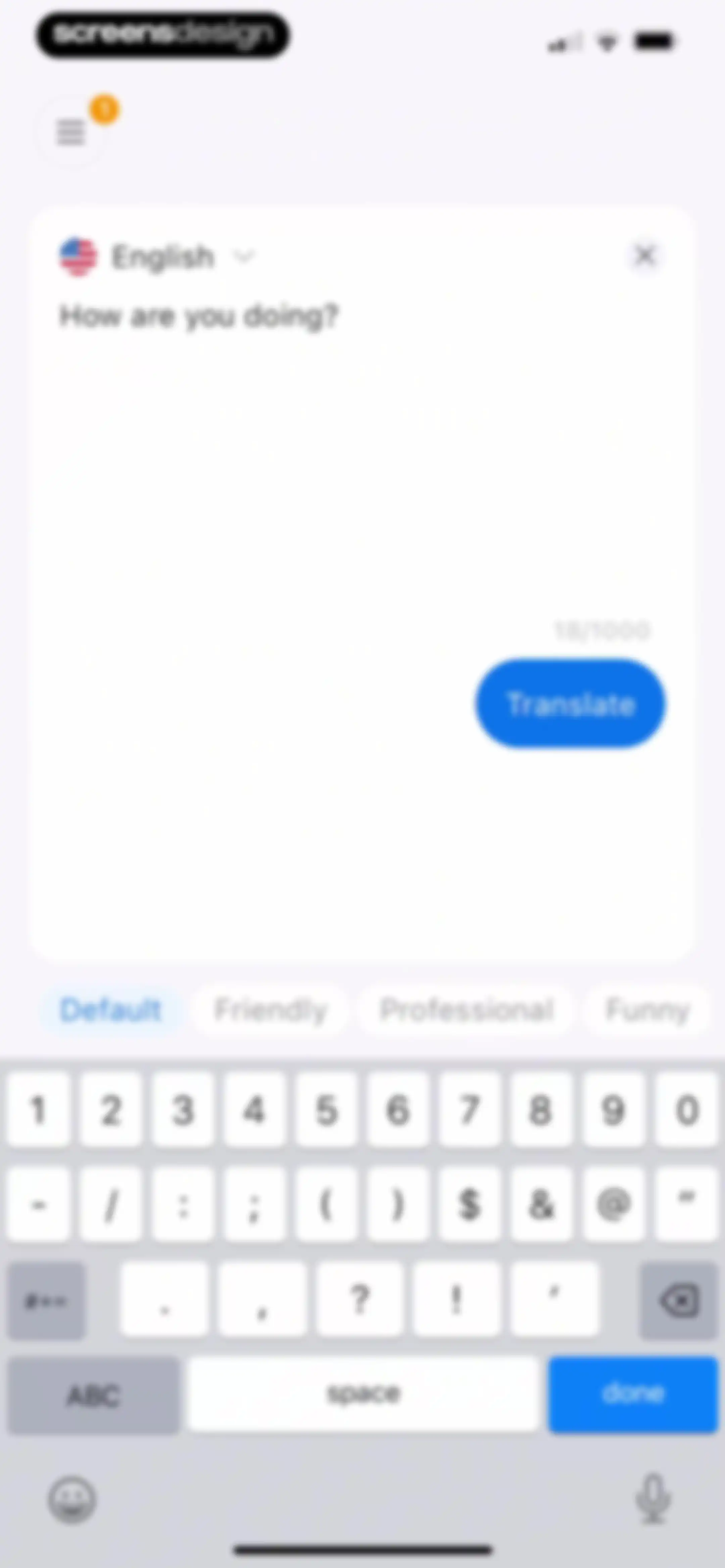 Translate AI - Live Translate screen 16