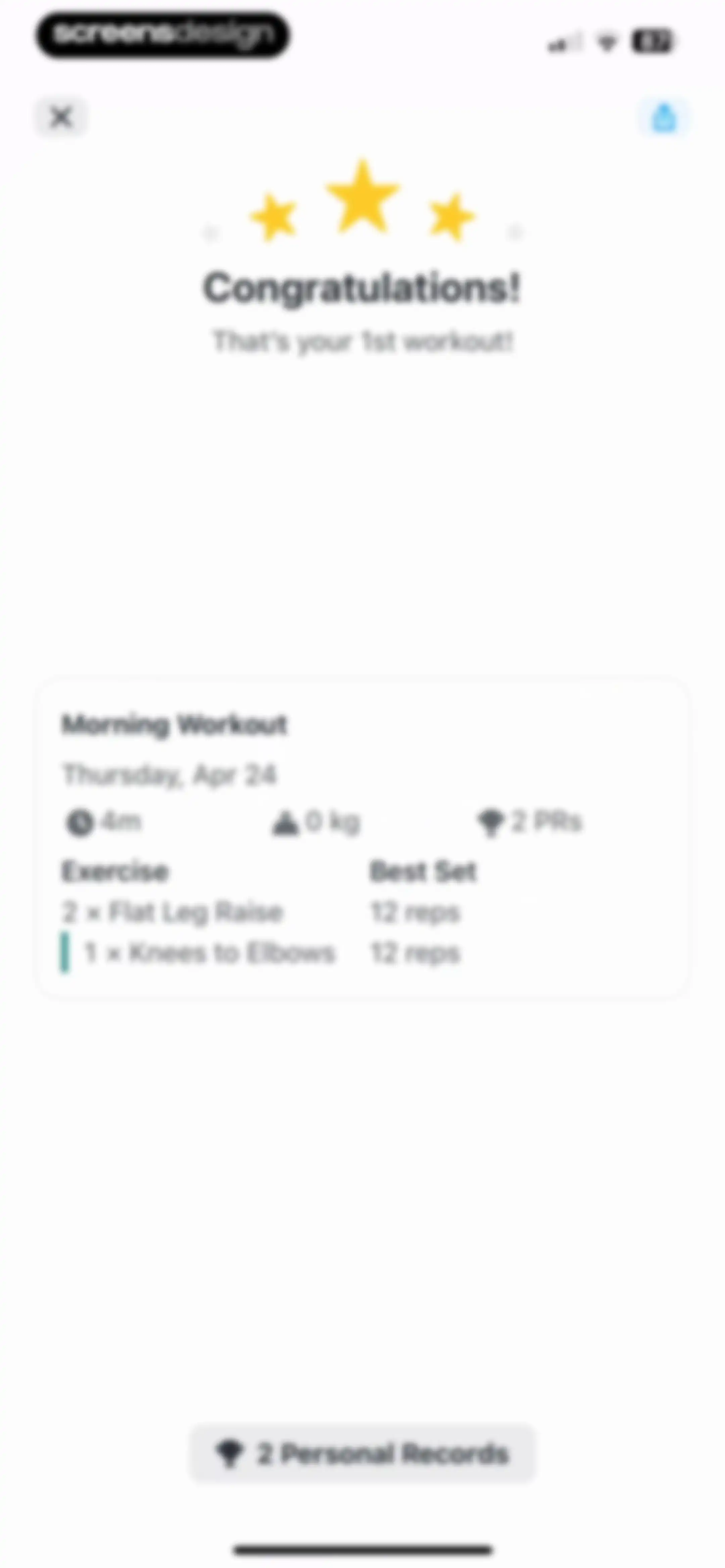 Strong Workout Tracker Gym Log screen 52