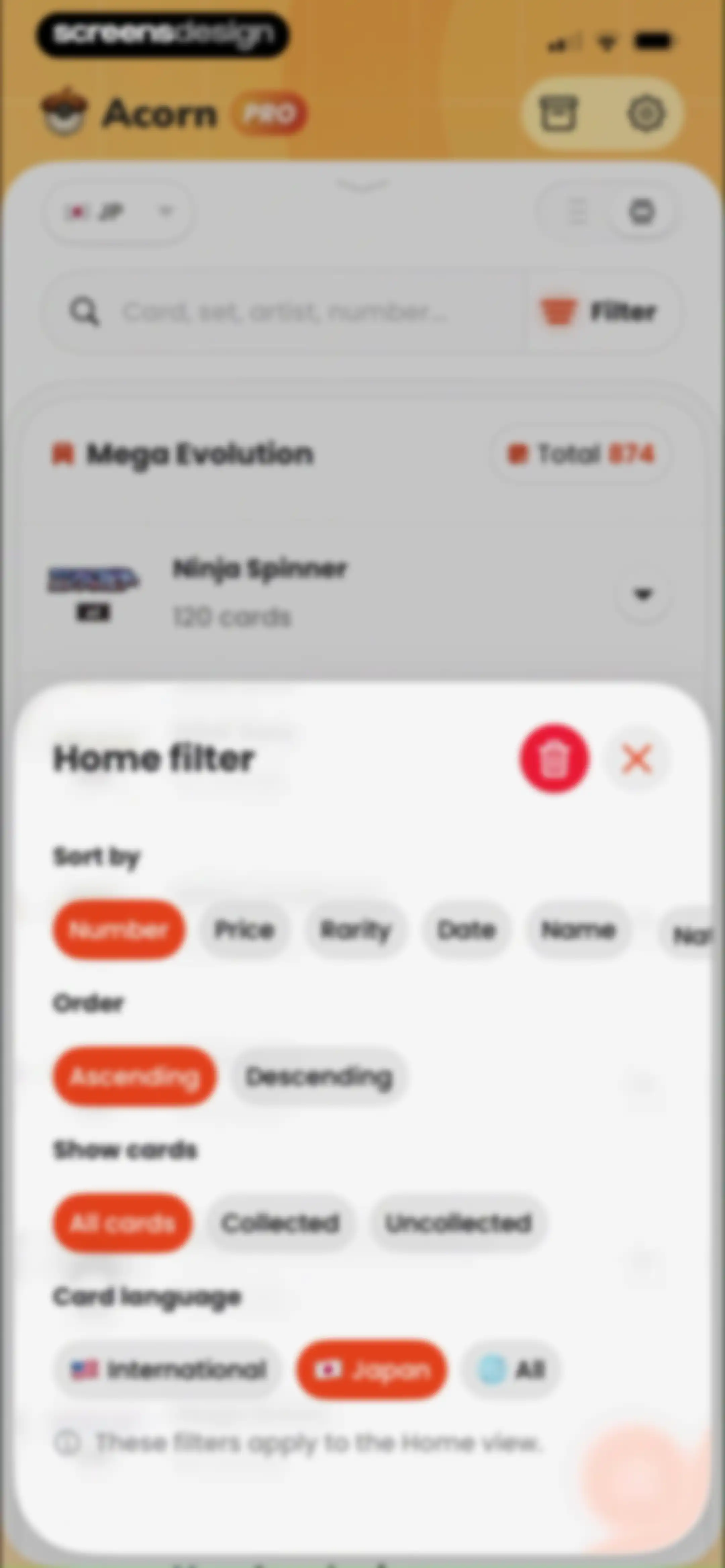Acorn TCG ‒ Card Scanner App screen 50