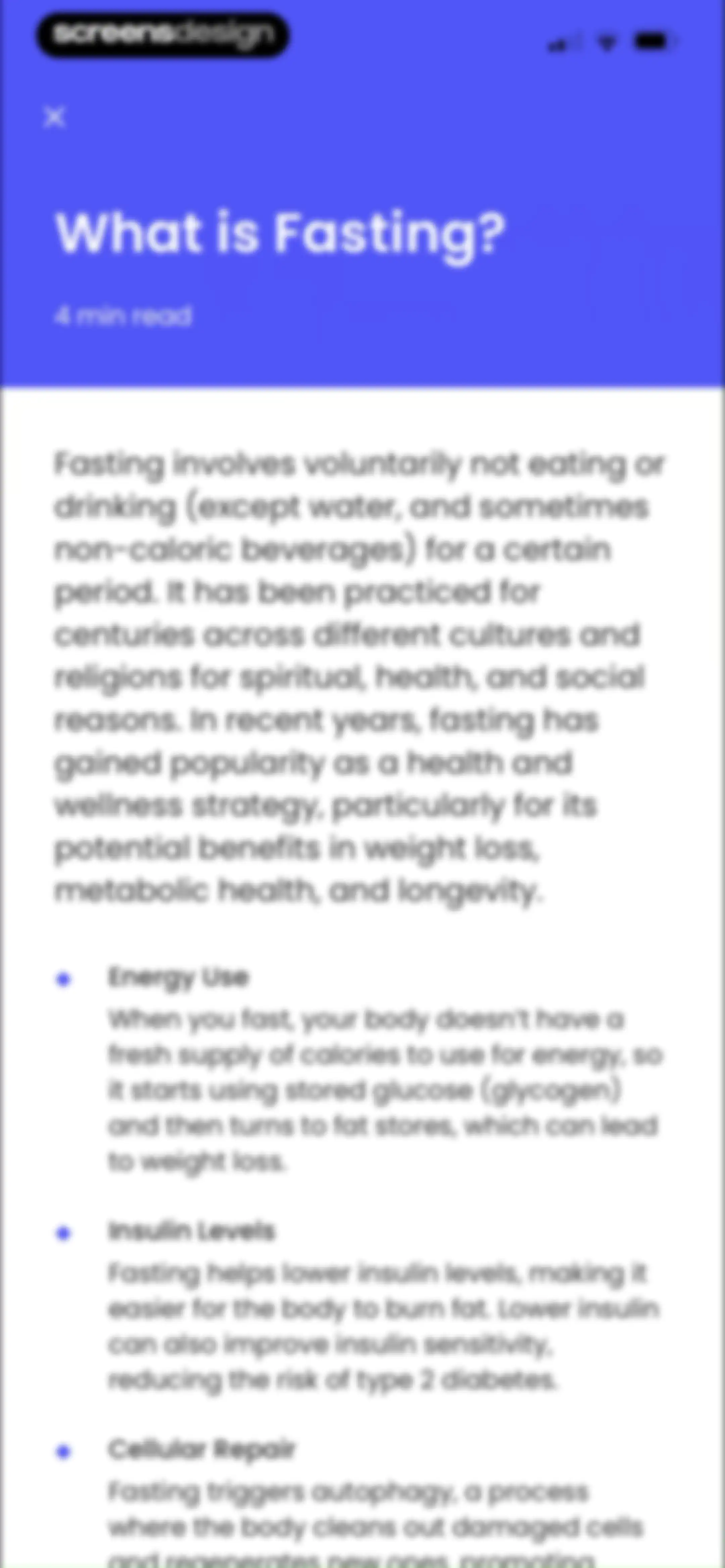 Fasting App: Tracker & Timer screen 93