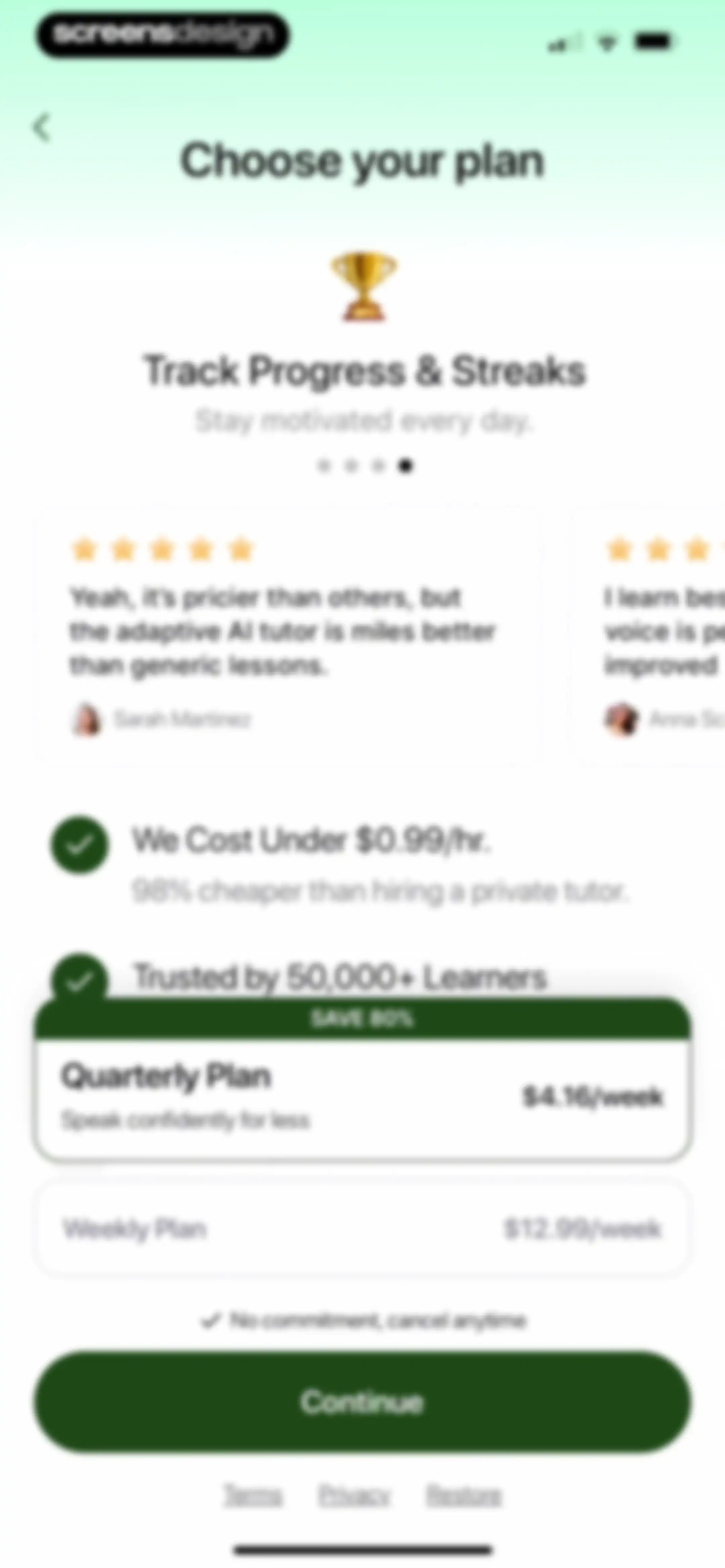 LingoTok - AI Language Tutor screen 44