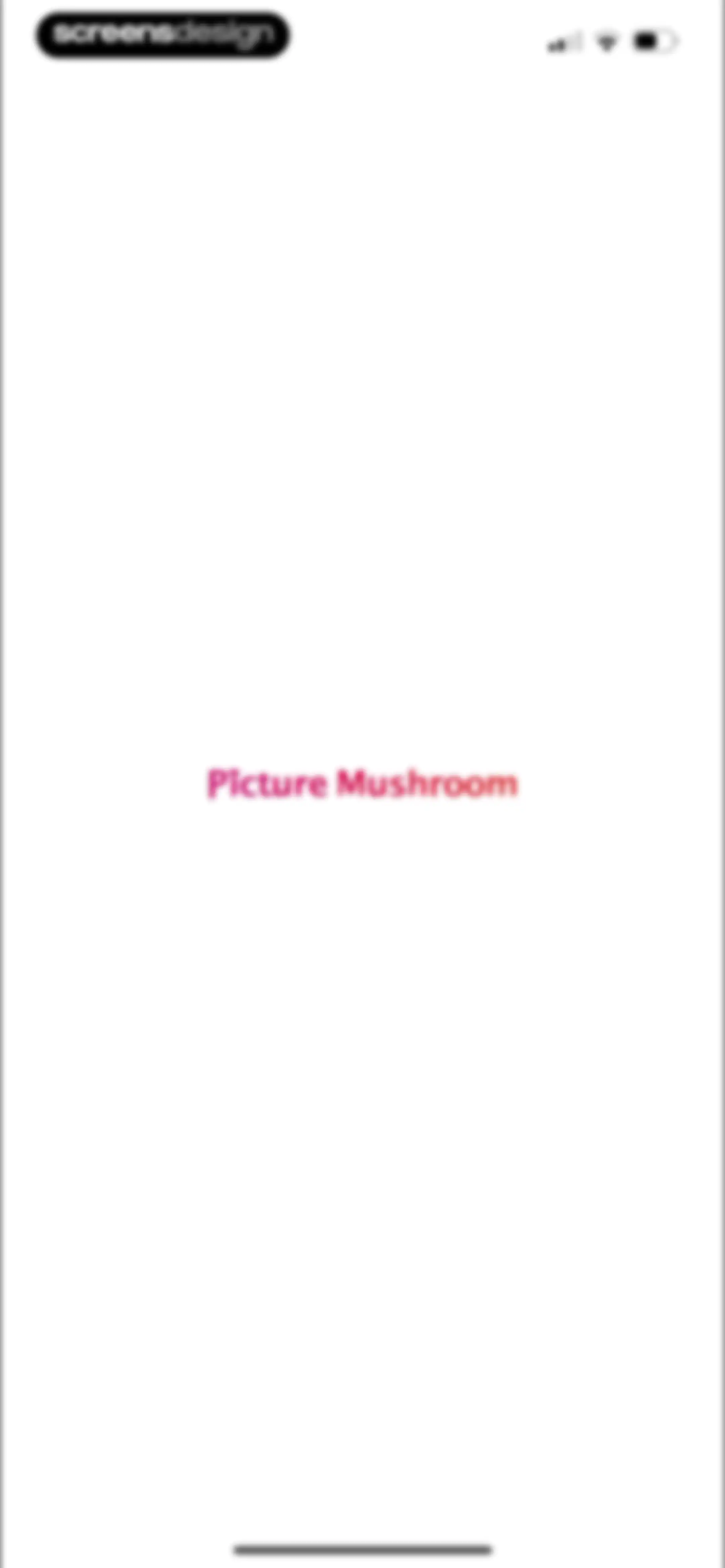 Picture Mushroom: Identifier screen 1