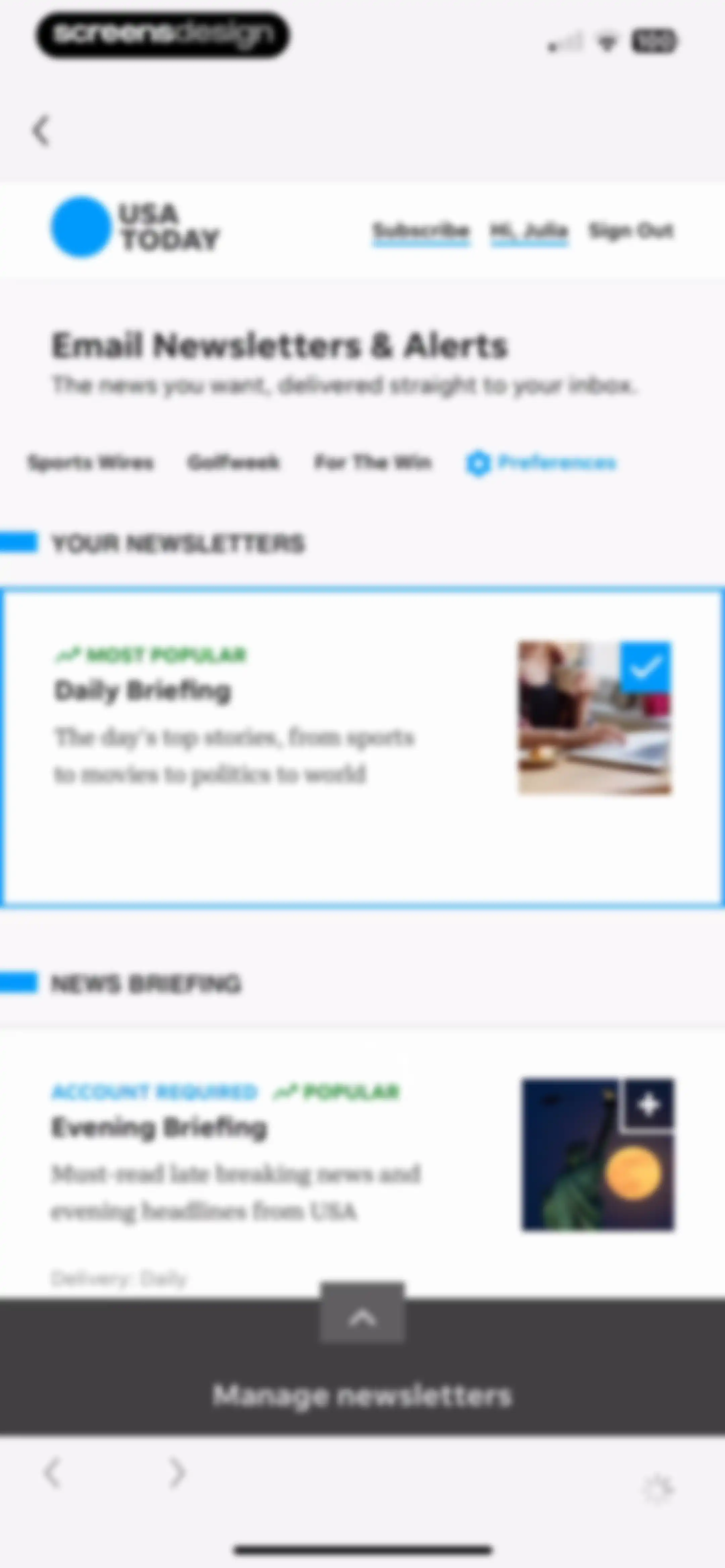 USA TODAY: US & Breaking News screen 102